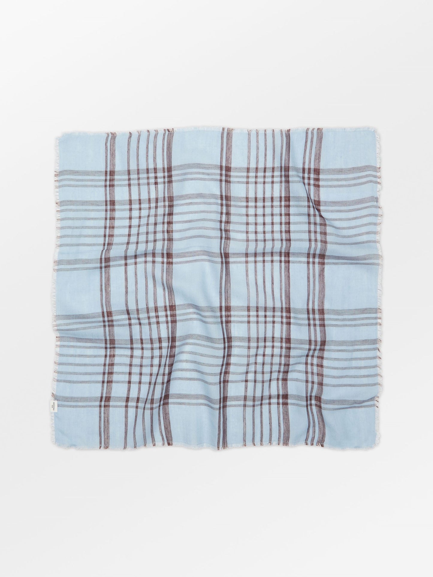 Becksöndergaard, Grid Cowea Scarf - Skyway Blue, winter accessories, winter accessories