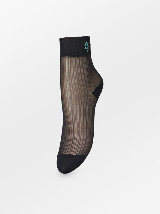 Bloomy Sheer Sock Socks Becksöndergaard.dk