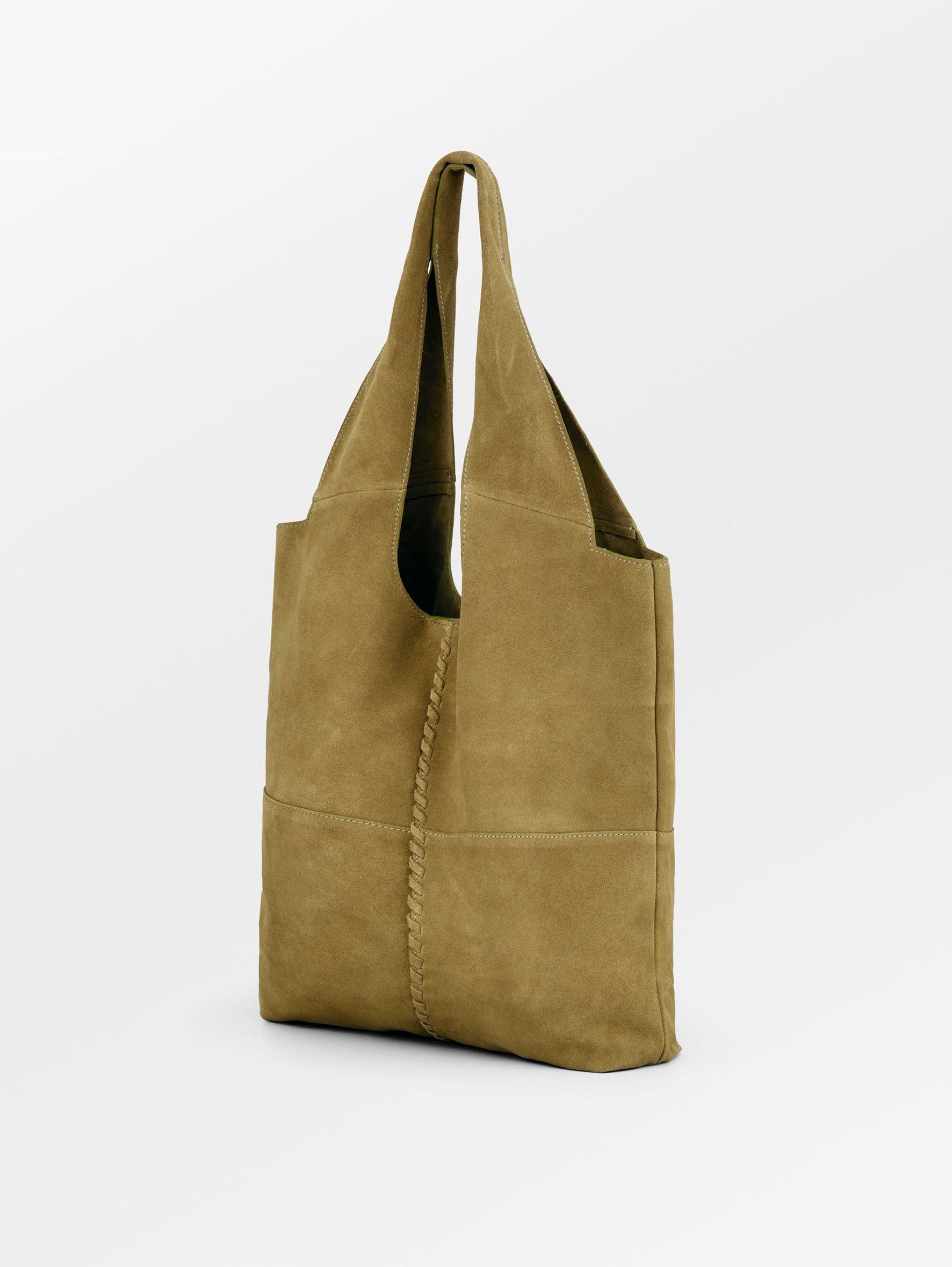 Suede Demi Bag - Grøn OneSize Becksöndergaard.dk