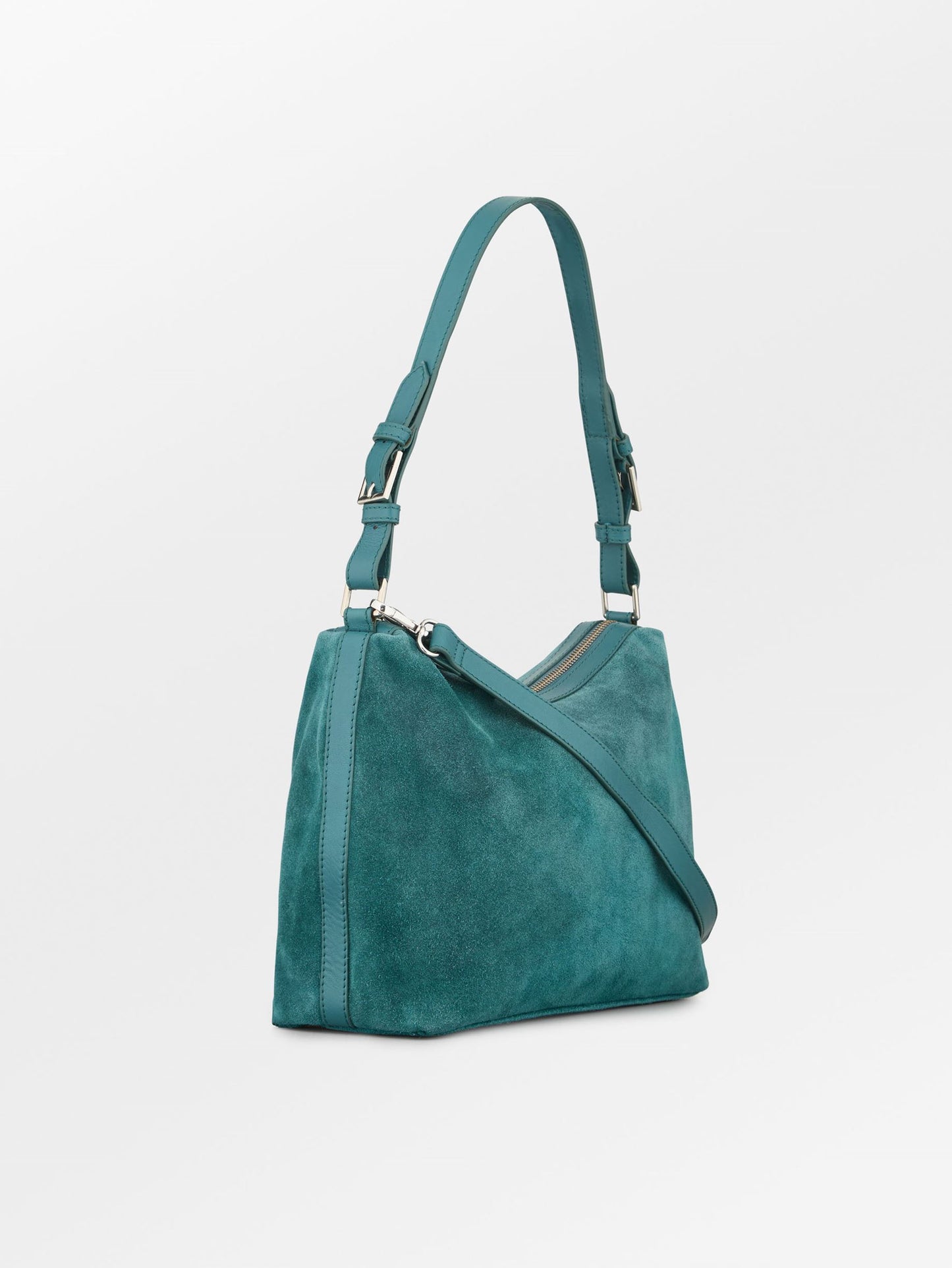Becksöndergaard, Suede Ginni M Bag - Mediteal Green, bags, bags, bags, bags