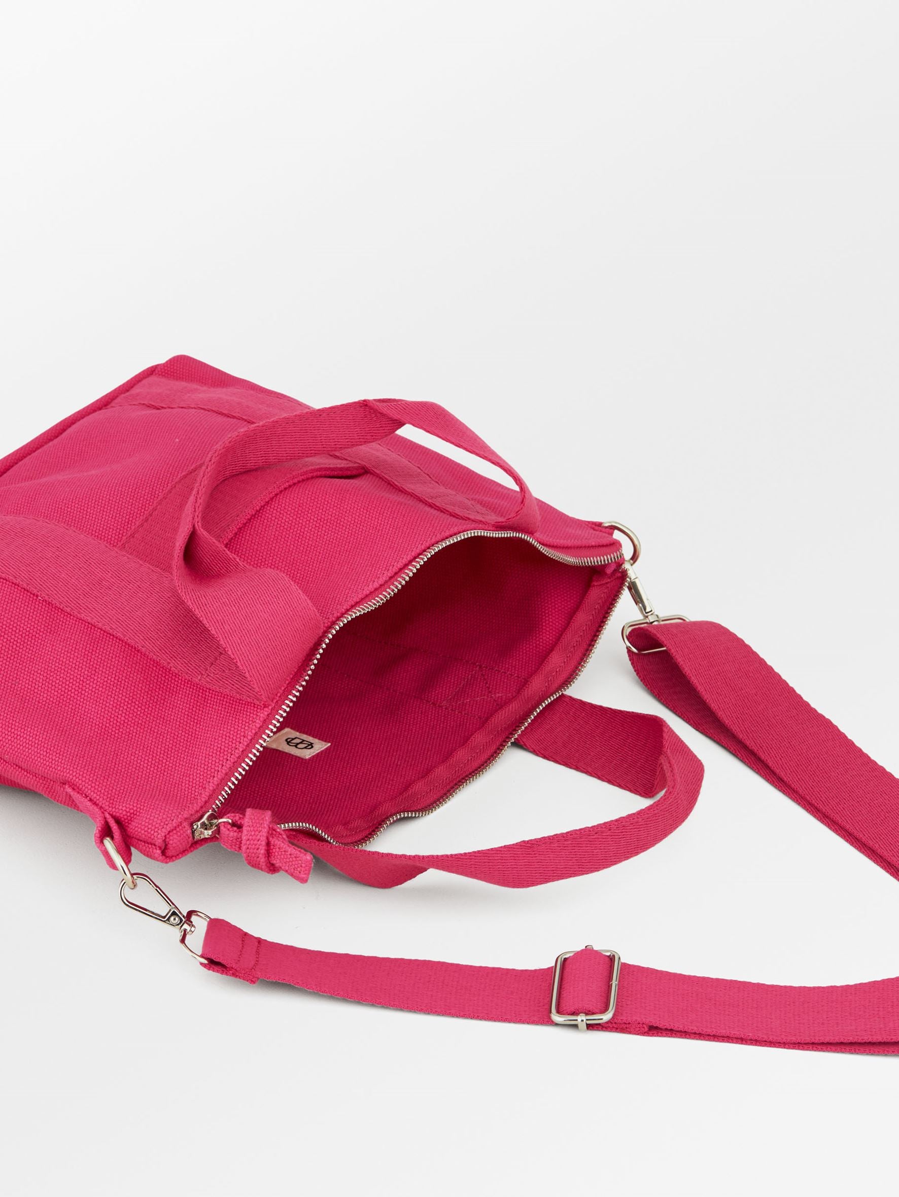 Canvas Berta Small Crossbody Taske - Pink OneSize Becksöndergaard.dk