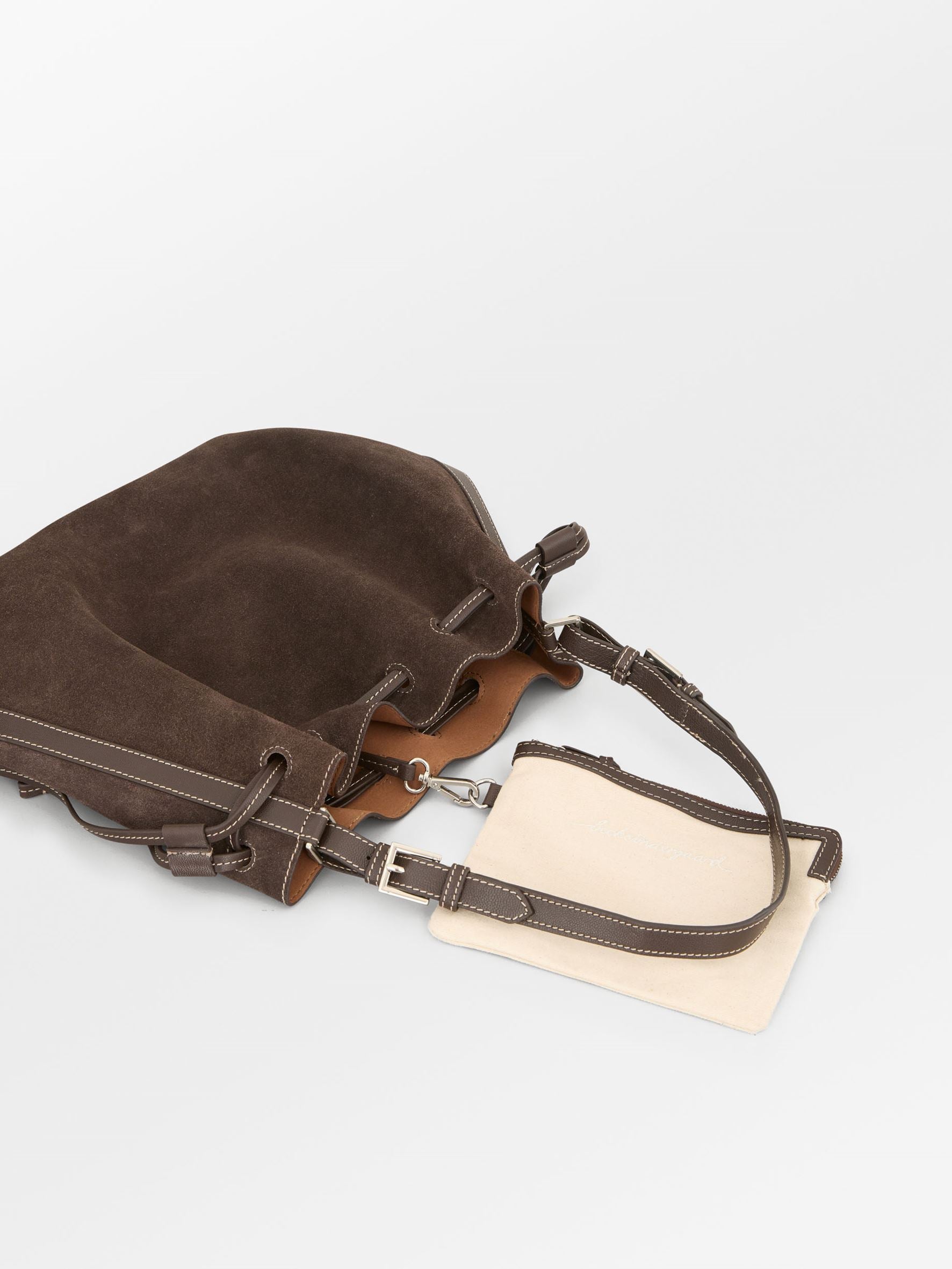 Suede Bucket Bag OneSize Becksöndergaard.dk