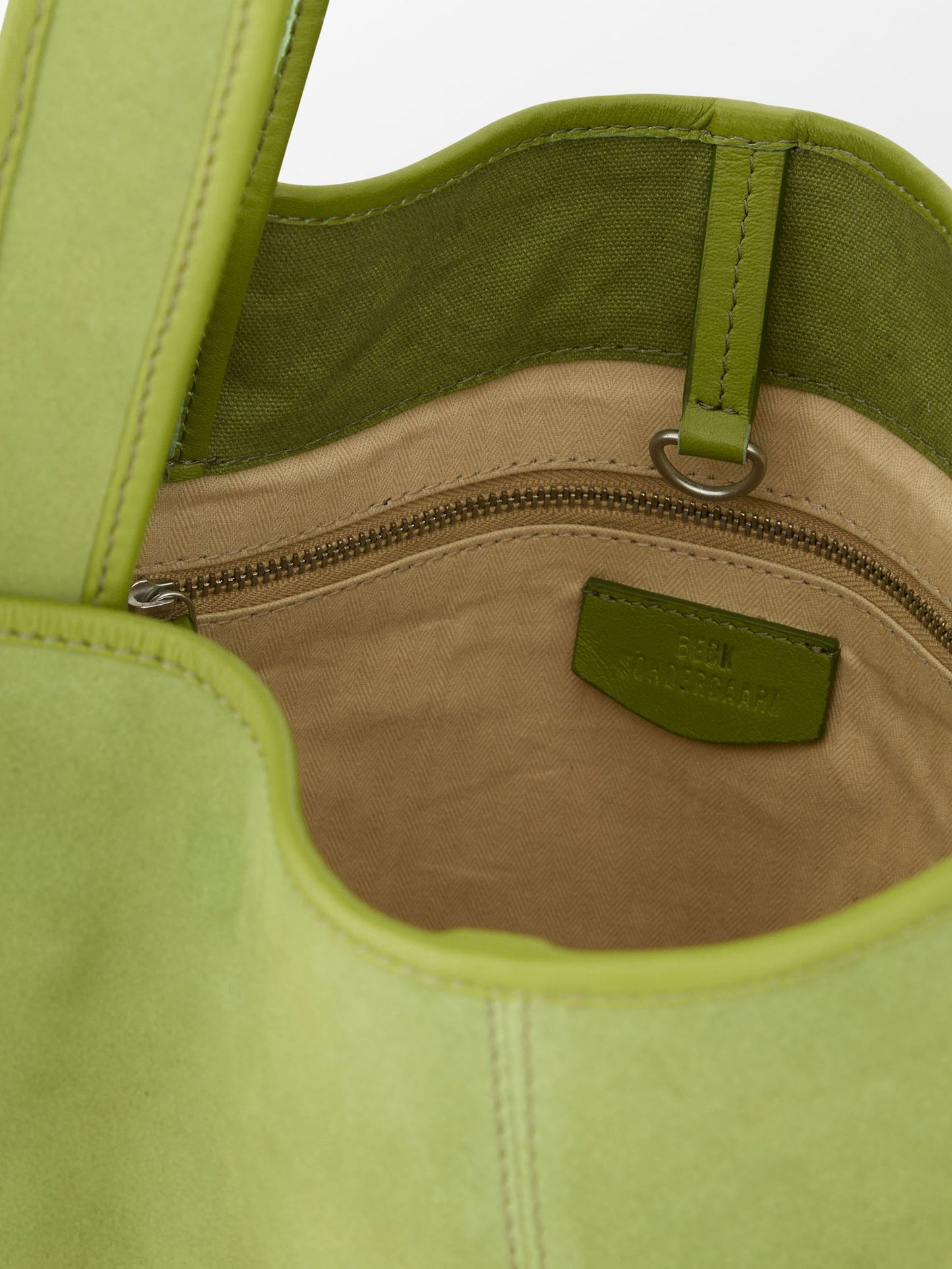 Becksöndergaard, Suede Laurel Bag - Woodbine Green, bags, bags, bags, sale, sale, bags, bags, bags, black week, black week