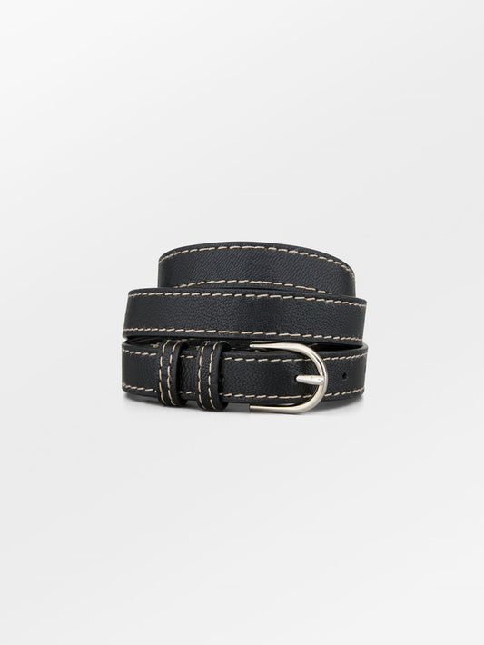 Becksöndergaard, Nappa Zoe Belt - Black, accessories