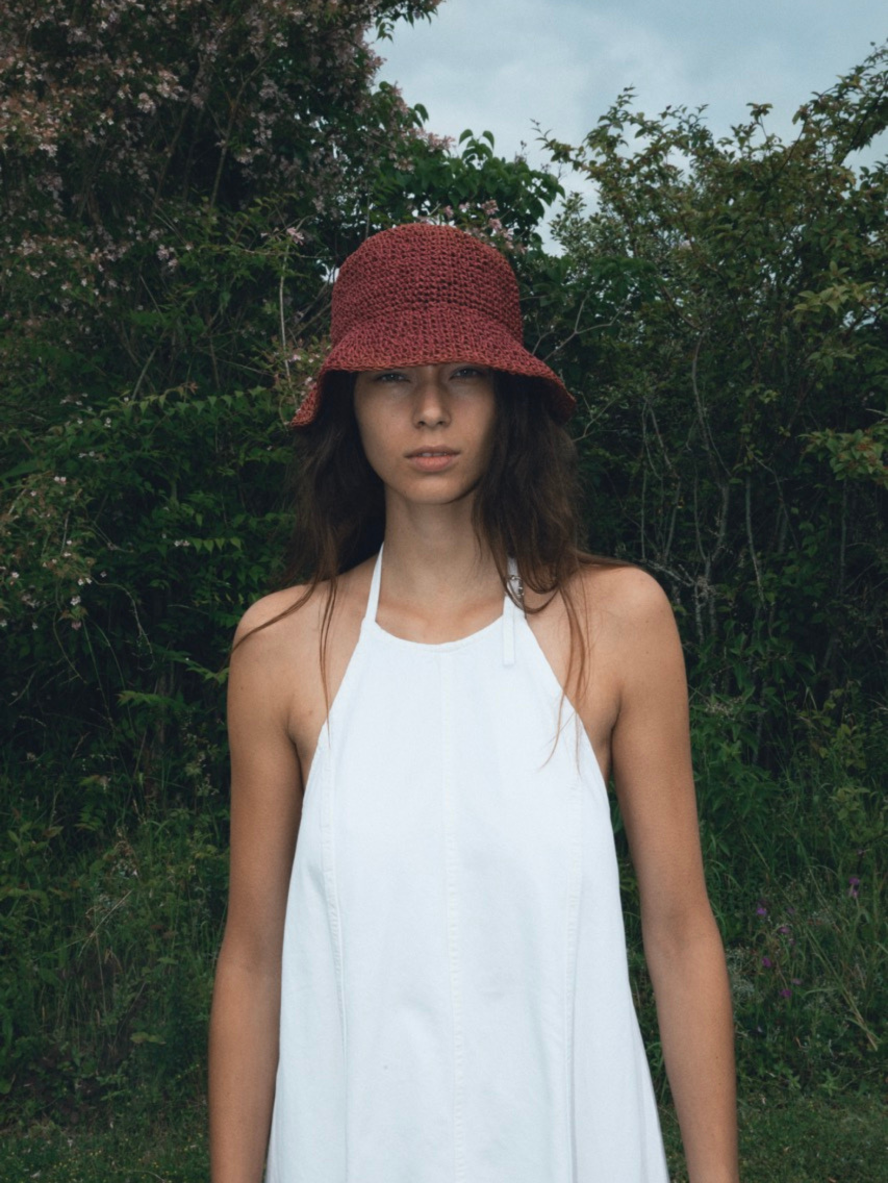 Solid Saverina Straw Hat Clothing Becksöndergaard.dk