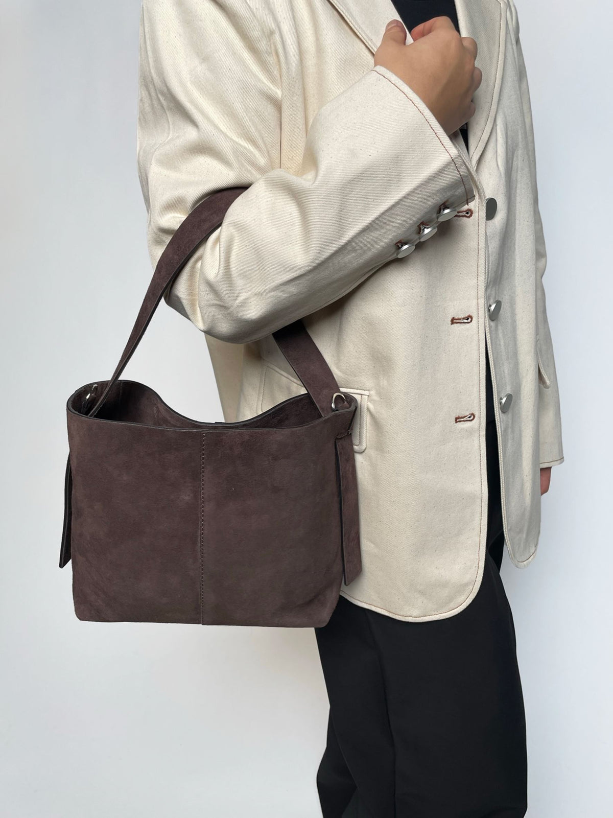 Suede Fraya Small Bag OneSize Becksöndergaard.dk