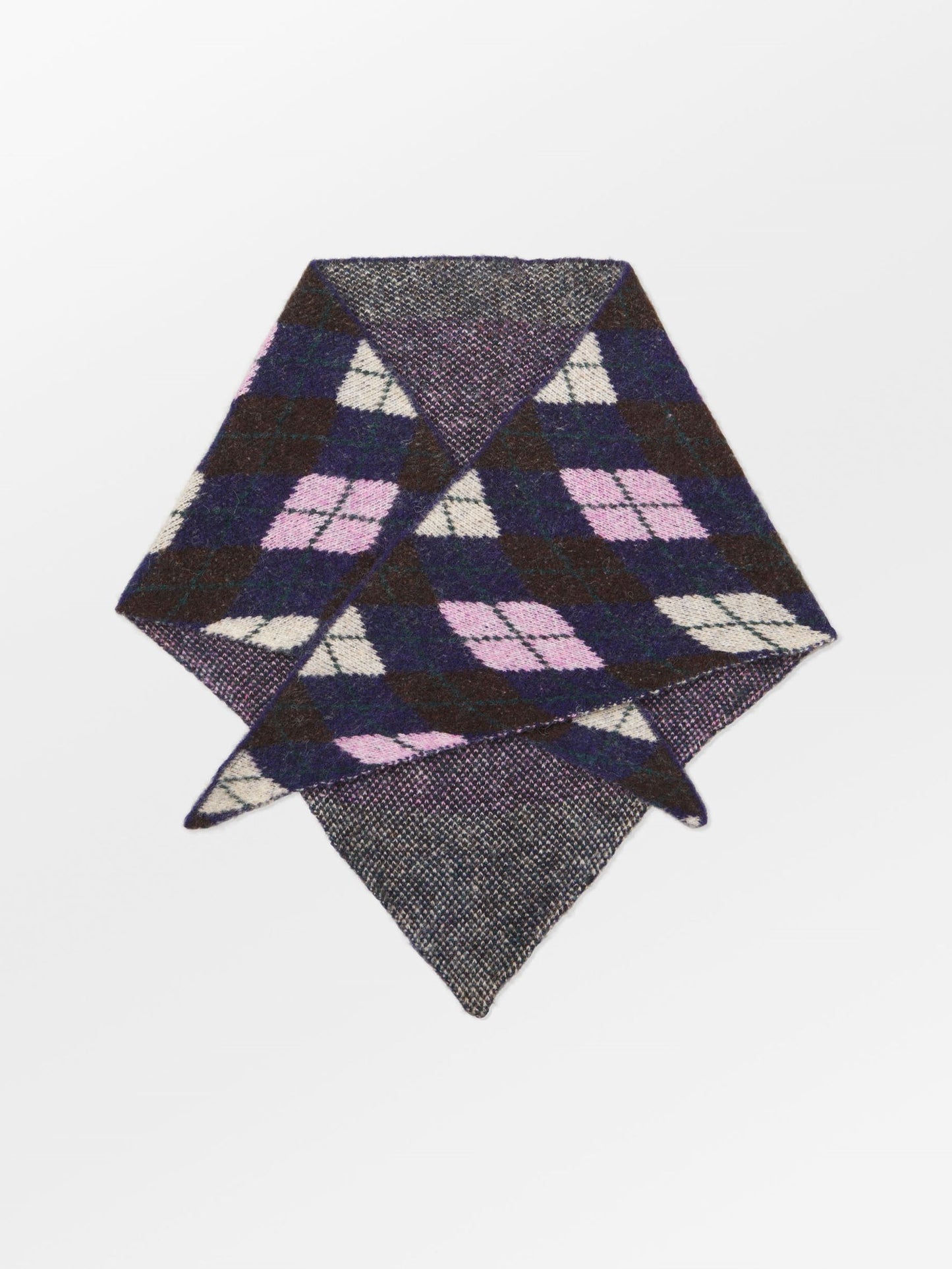 Argyle Triangle Scarf OneSize Becksöndergaard.dk
