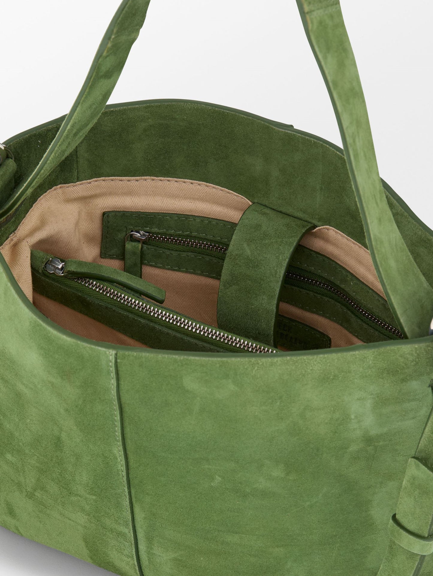Becksöndergaard, Suede Fraya Small Bag - Banana Palm Green, bags, bags, bags, bags, bags, bags, bags, gifts, black week, black week