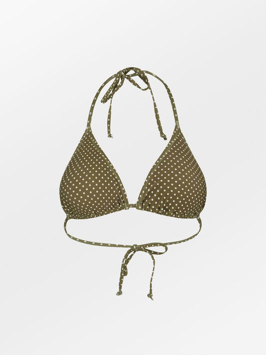 Polka Dot Bel Bikini Top Clothing Becksöndergaard.dk