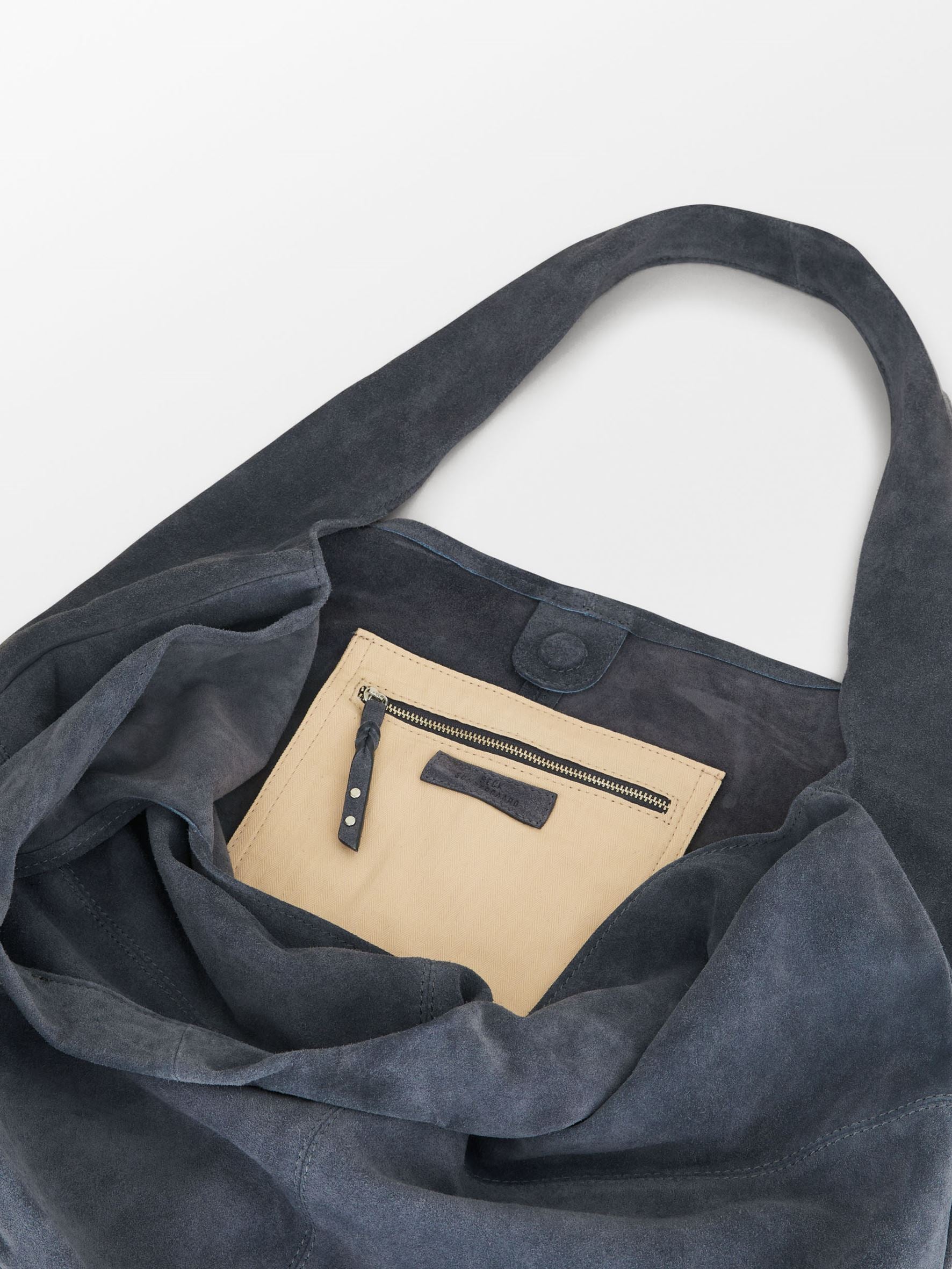 Suede Dalliea Shopper - Blå OneSize Becksöndergaard.dk