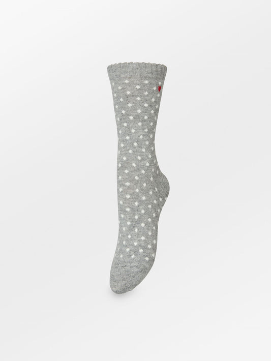 Dotted Wola Sock OneSize Becksöndergaard.dk