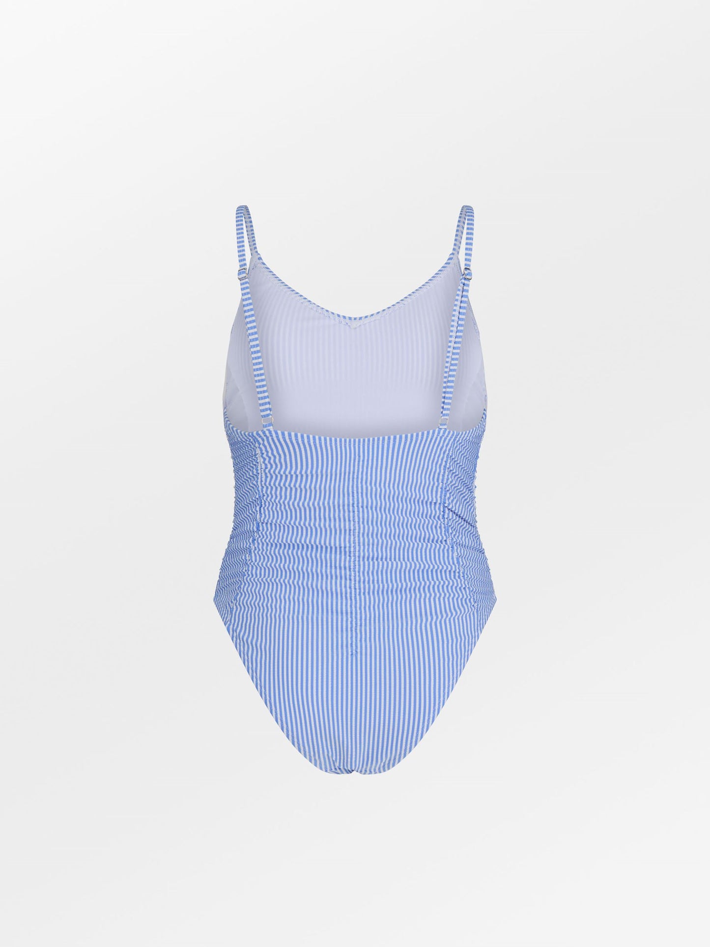 Becksöndergaard, Striba Gathered B Swimsuit - Provence Blue , swimwear, sale, sale, swimwear