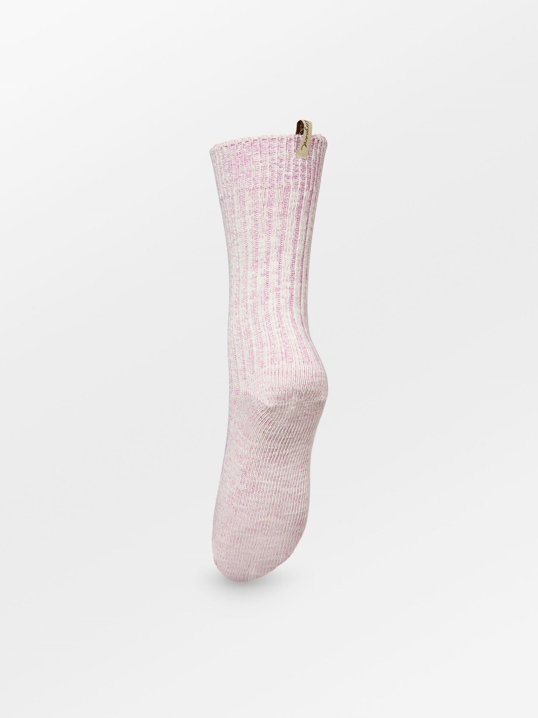 Melange Cotta Sock Socks Becksöndergaard.dk