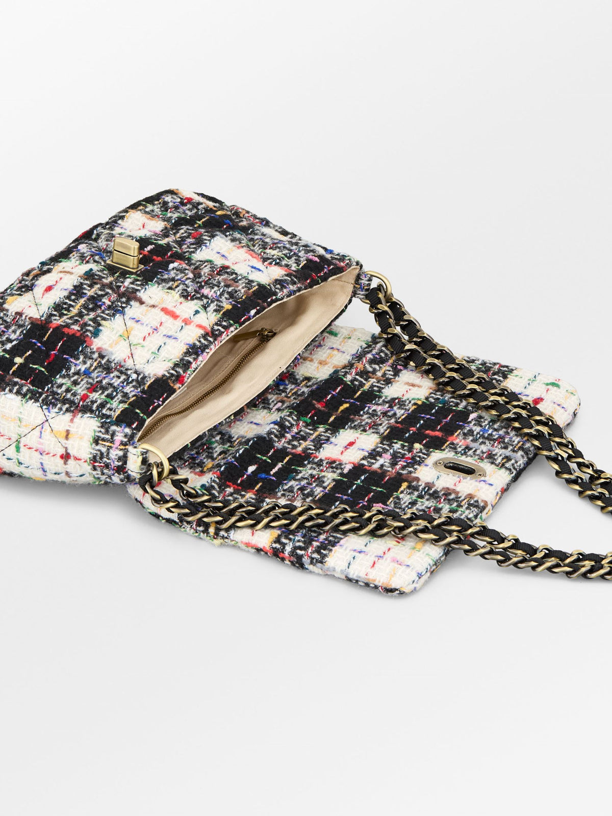 Boucle Checked Hollis Bag OneSize Becksöndergaard.dk