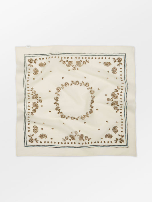 Bloom Paisley Cotta Scarf OneSize Becksöndergaard.dk