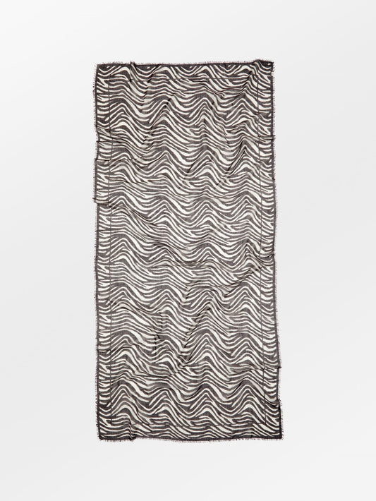 Becksöndergaard, Zelora Woo Scarf - Black, scarves, scarves