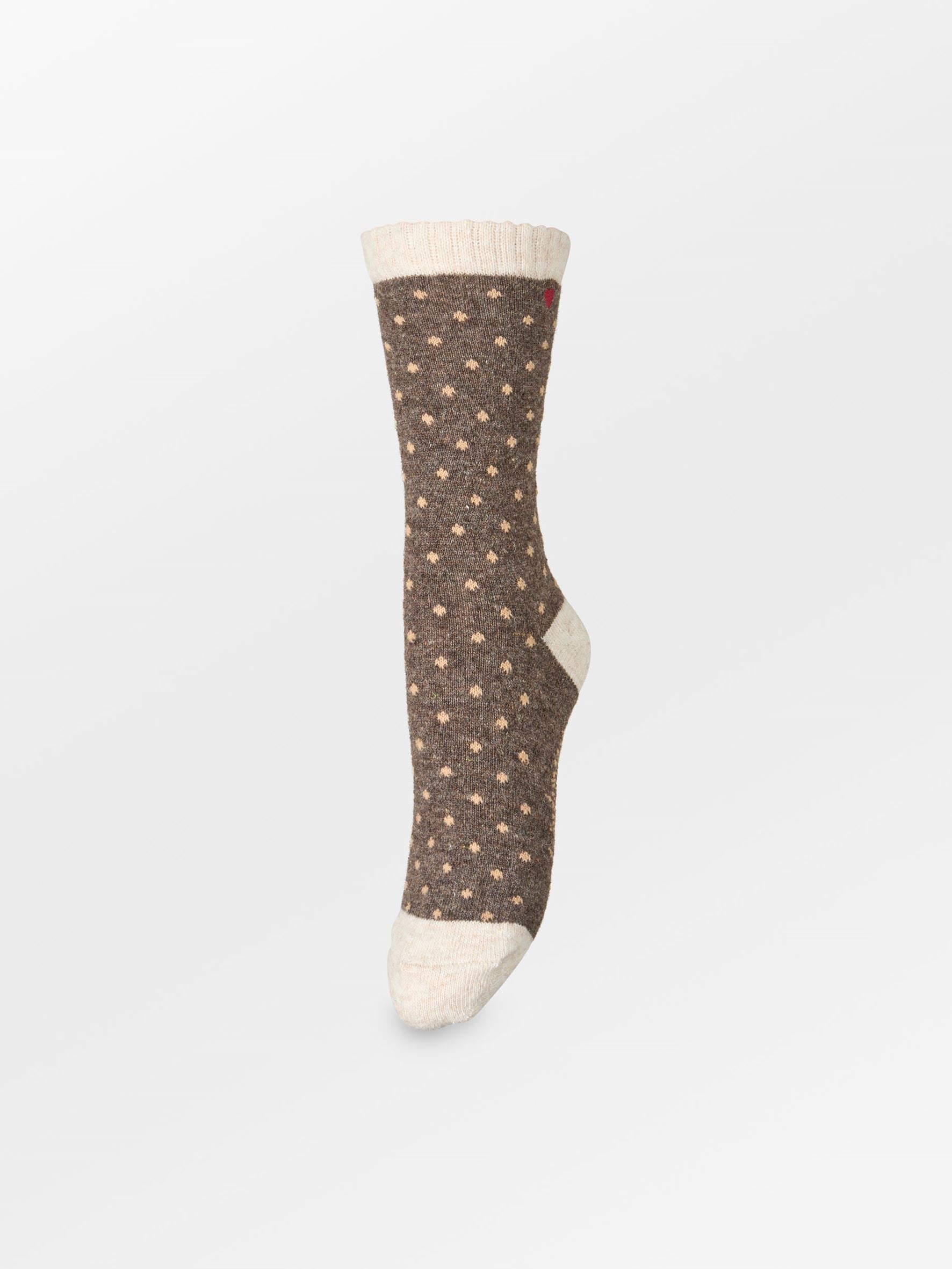 Dotted Wola Sock OneSize Becksöndergaard.dk