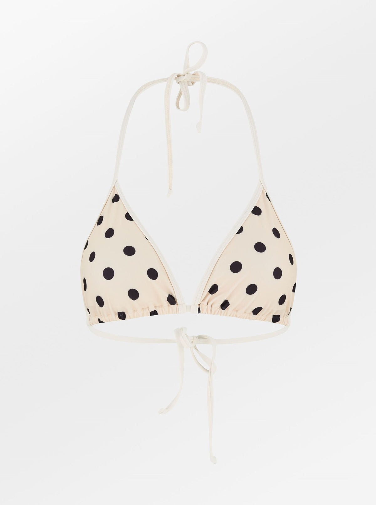 Contrast Maxi Polka Bel Bikini Top Clothing Becksöndergaard.dk