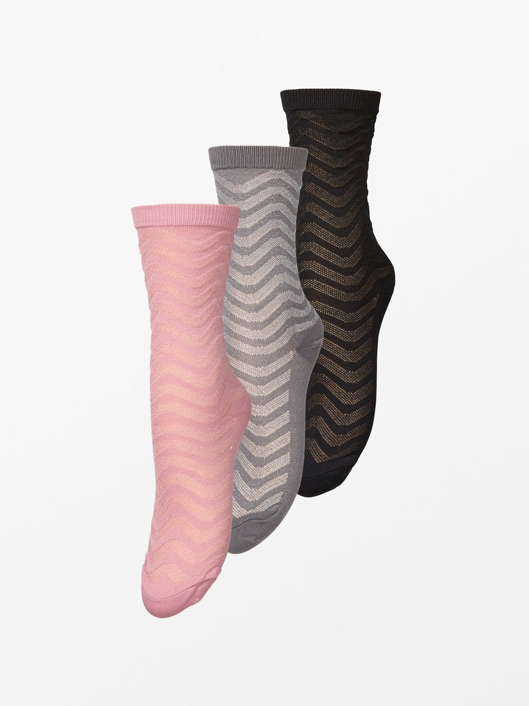 Mina Glitter Sock 3 Pack Socks Becksöndergaard.dk