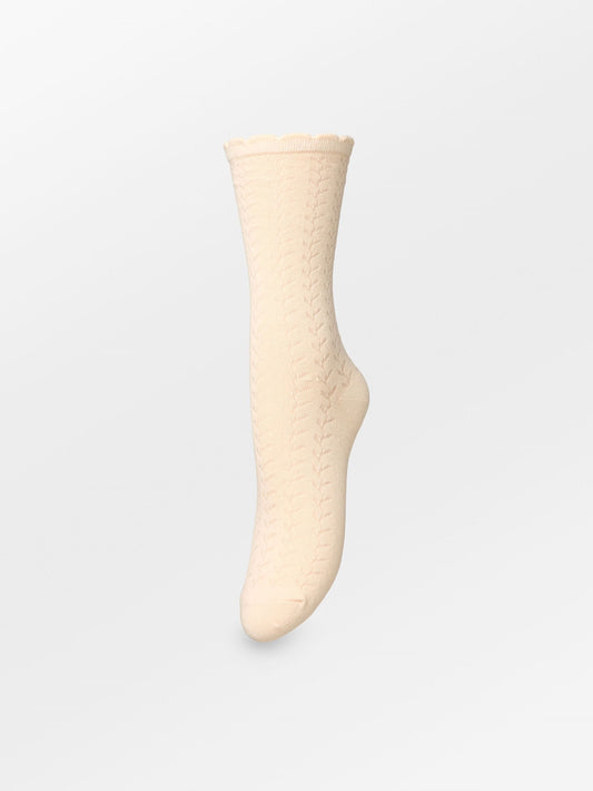 Becksöndergaard, Leofa Cotta Sock - Peach Purée, socks, sale, sale, socks, noos, black week, black week, noos