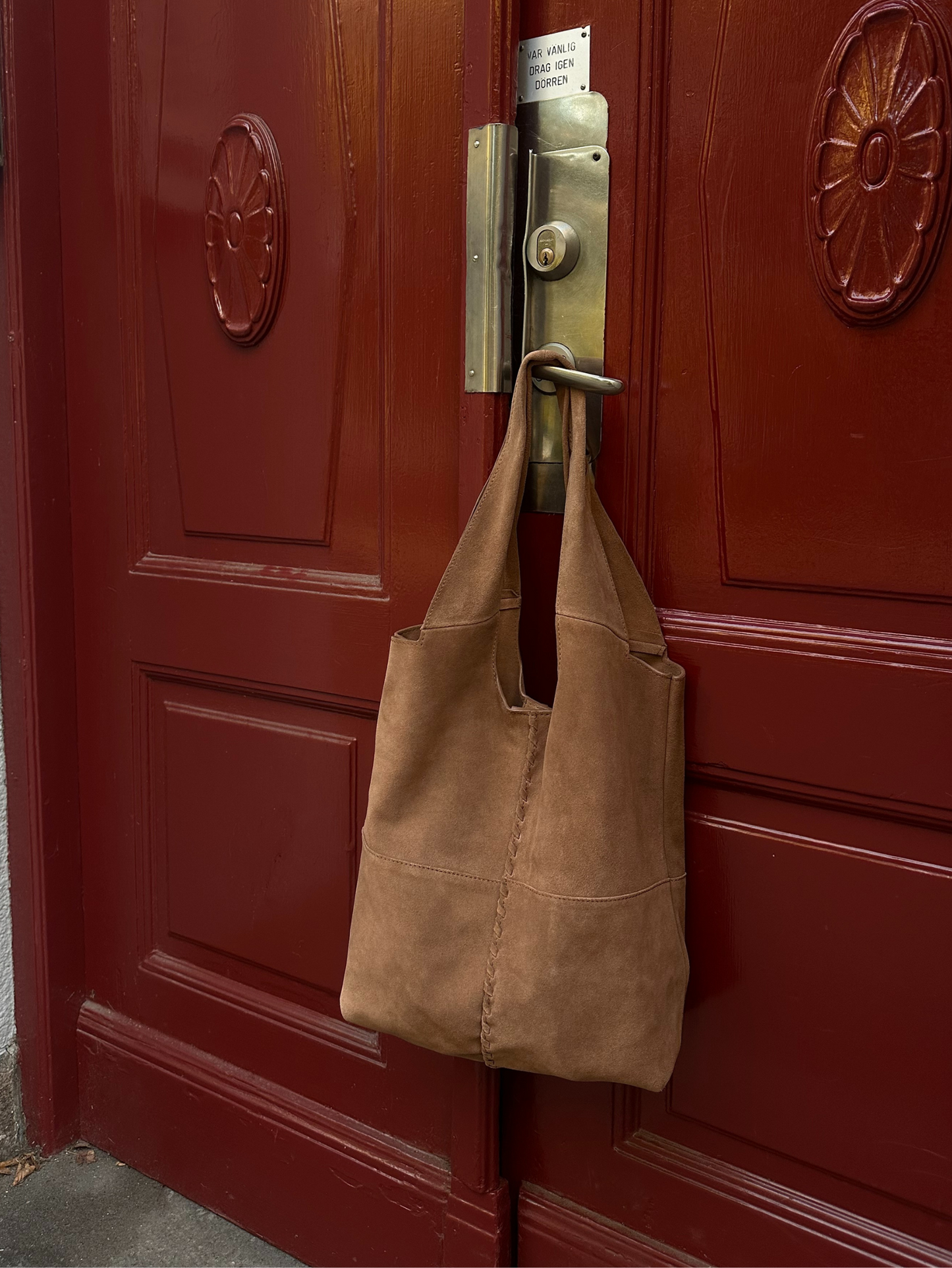 Becksöndergaard, Suede Demi Bag - Brown, onesize
