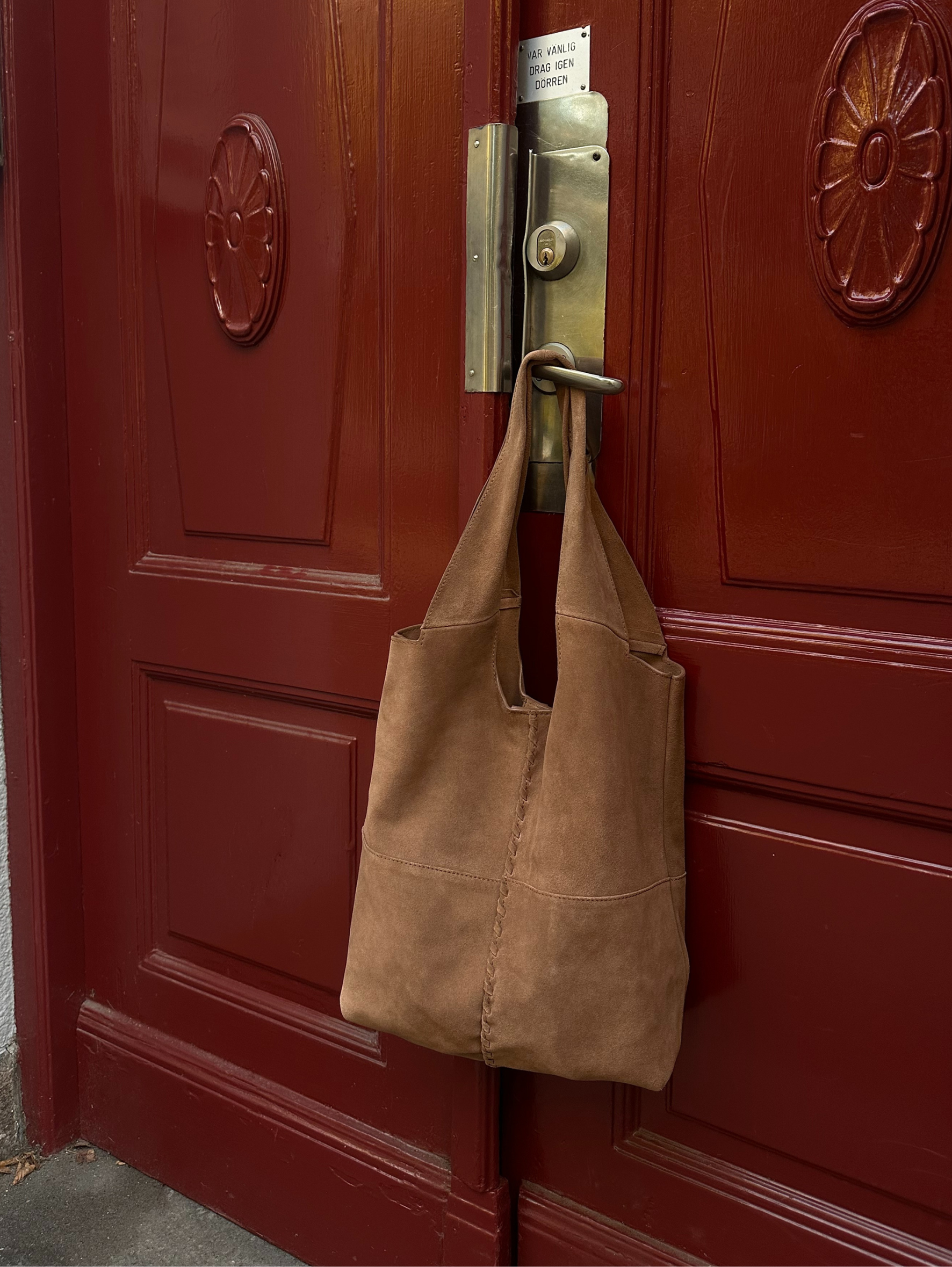 Becksöndergaard, Suede Demi Bag - Brown, onesize