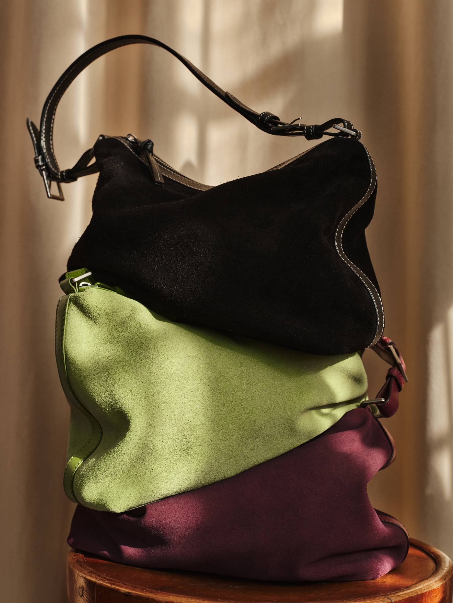Becksöndergaard, Suede Ginni Old Bag - Woodbine Green, bags, bags, sale, sale, bags, bags