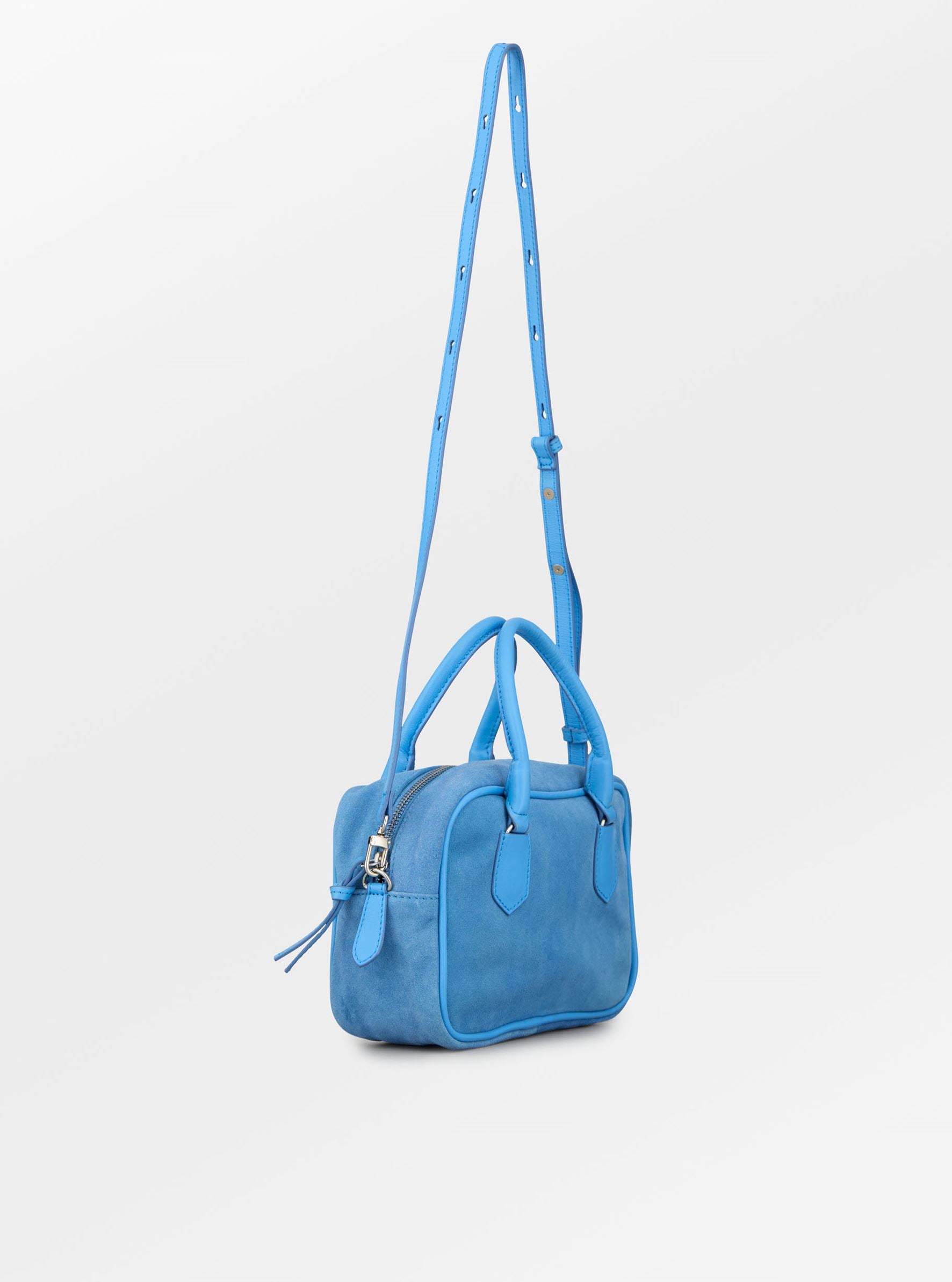 Becksöndergaard, Suede Bree Bag - Azure Blue, bags, bags, bags, bags
