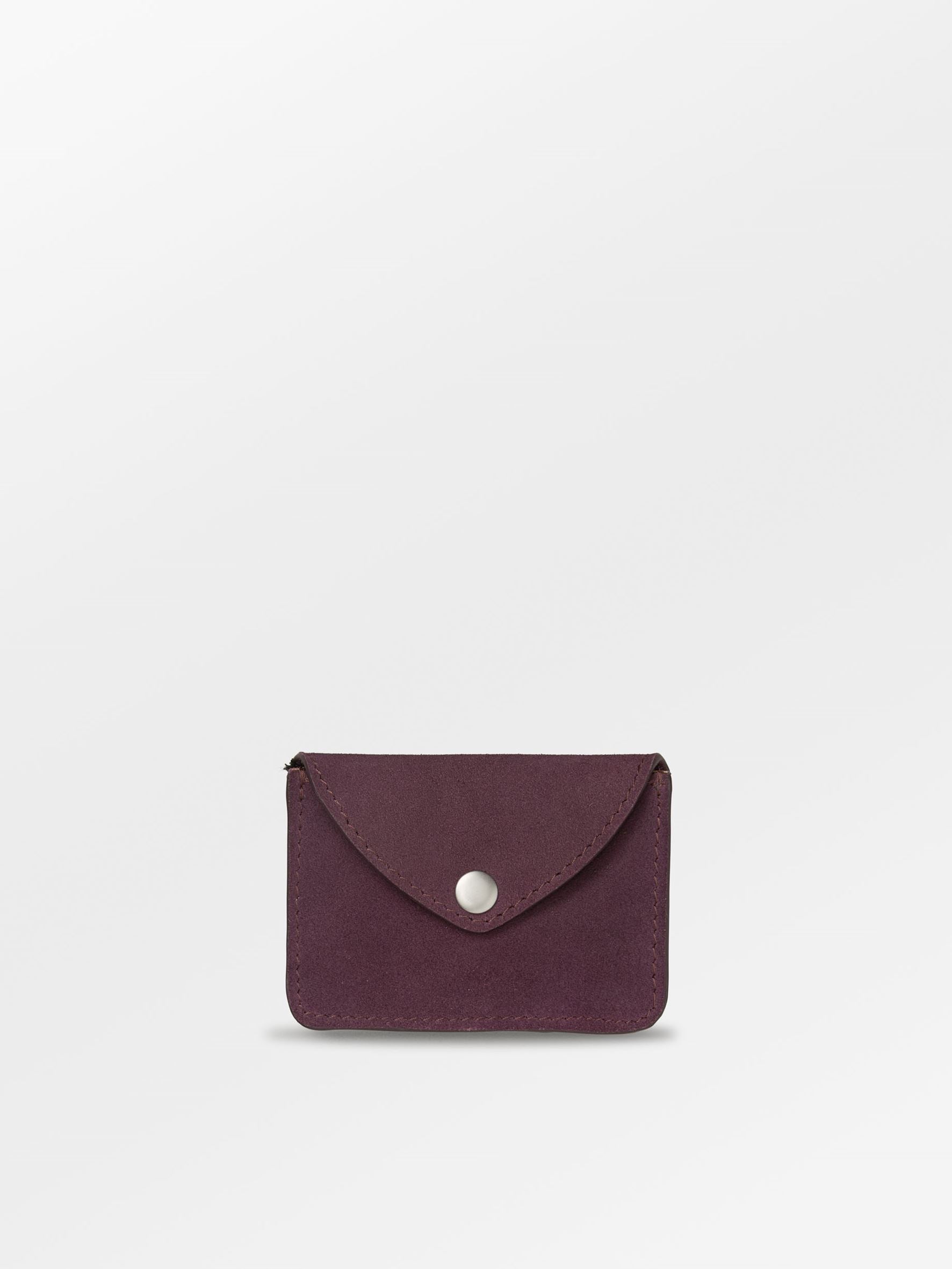 Suede Card Wallet OneSize Becksöndergaard.dk