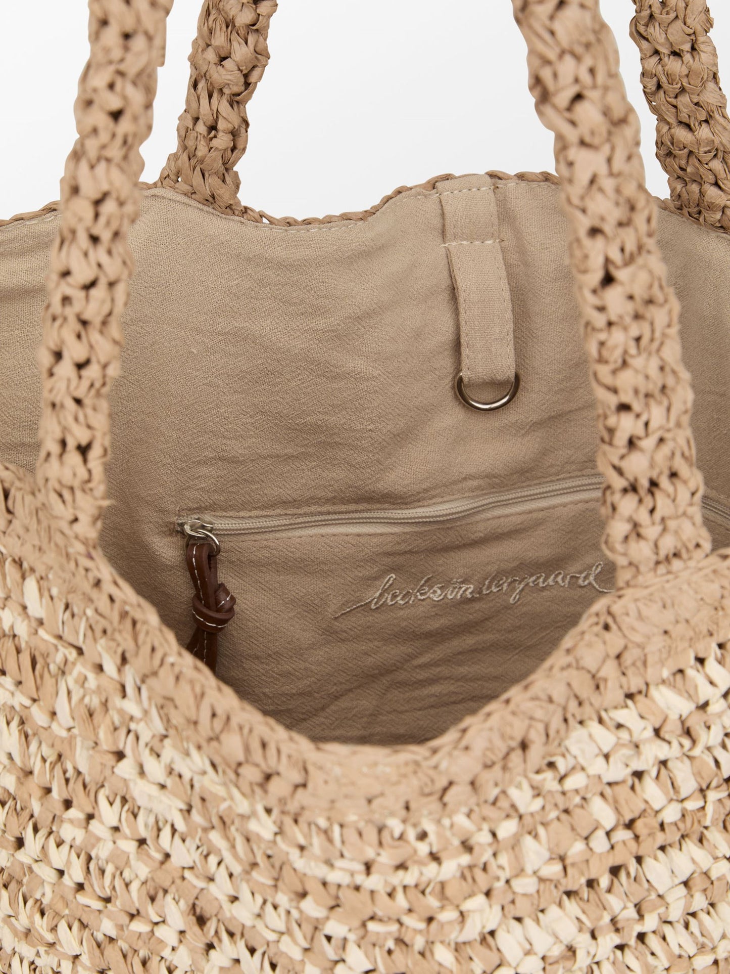 Paper Straw Tota Bag OneSize Becksöndergaard.dk