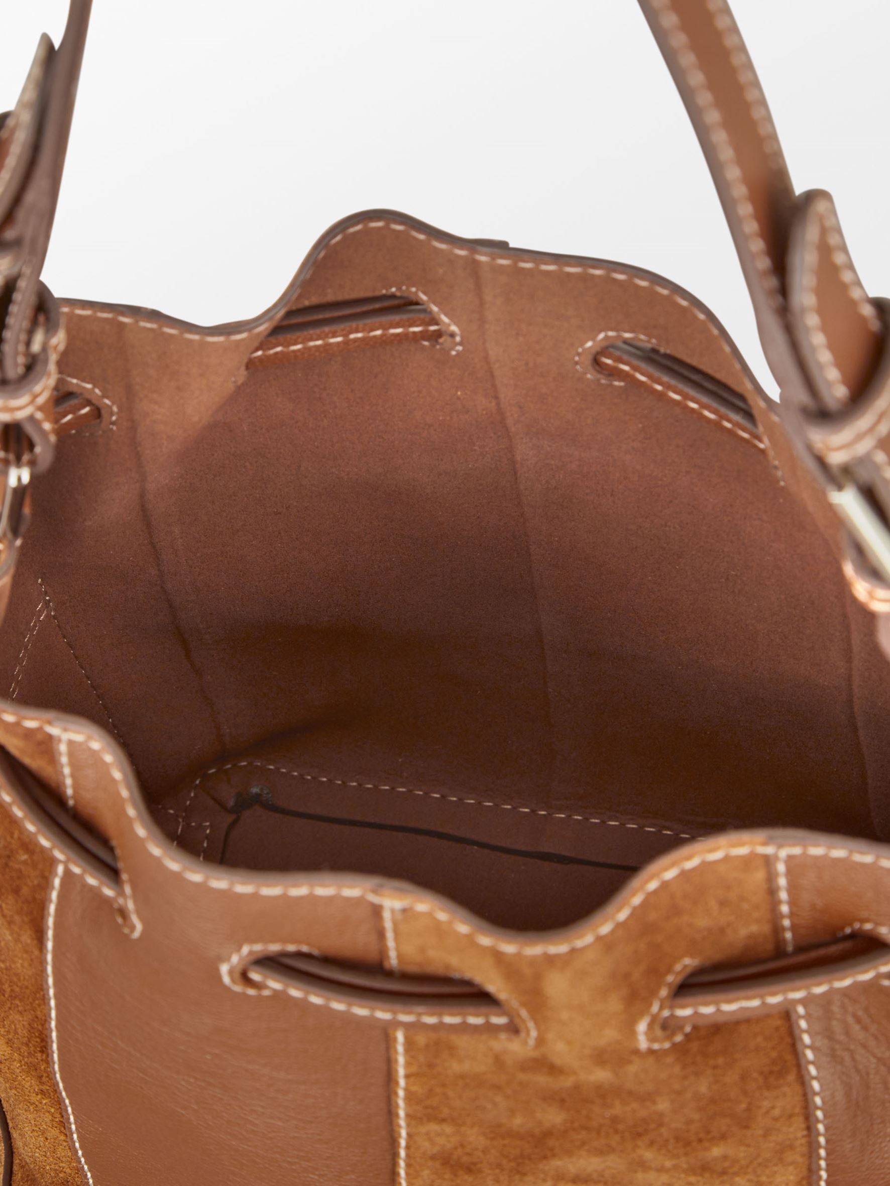 Becksöndergaard, Mixel Bucket Small Bag - Cognac Brown, bags, bags, bags, bags