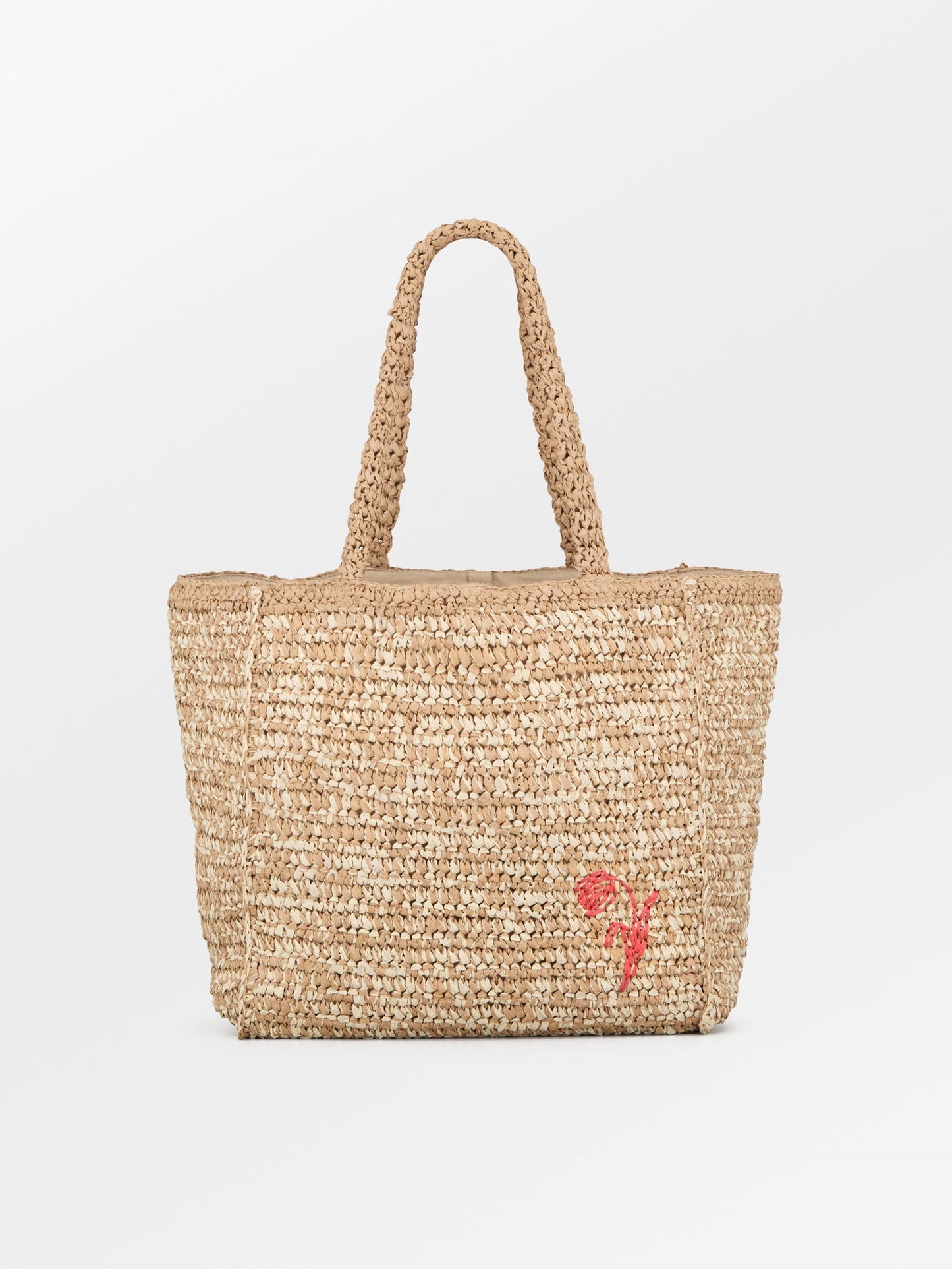 Paper Straw Tota Bag OneSize Becksöndergaard.dk