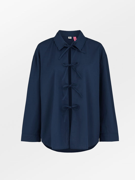 Becksöndergaard, Solid Tiana Shirt - Blue - Dress Blue, homewear, homewear