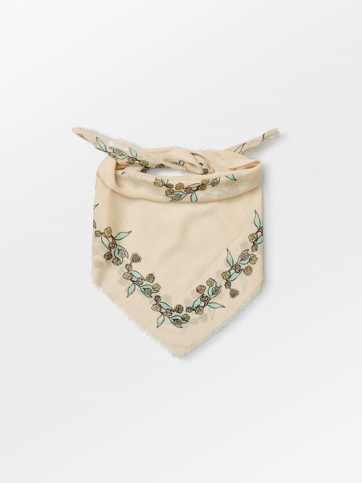 Becksöndergaard, Carna Woo Scarf - Birch White, scarves, archive, scarves, archive, mid season sale, mid season sale, scarves, scarves, scarves, black week, black week