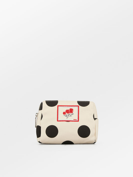 Maxi Polka Canvas Pouch Bag OneSize Becksöndergaard.dk