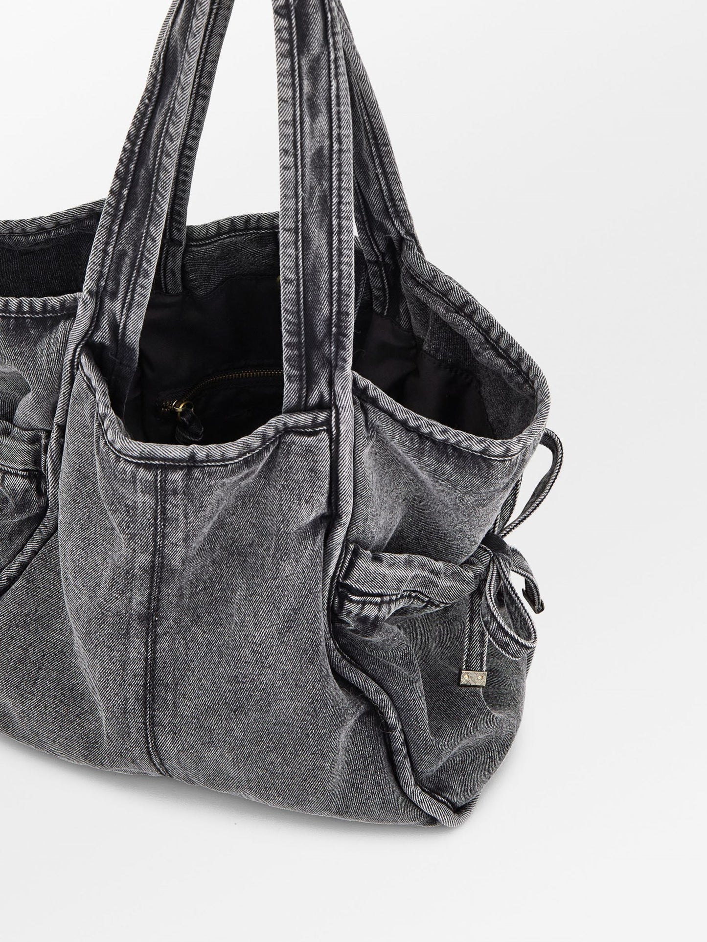 Washed Denima Laurel Bag OneSize Becksöndergaard.dk