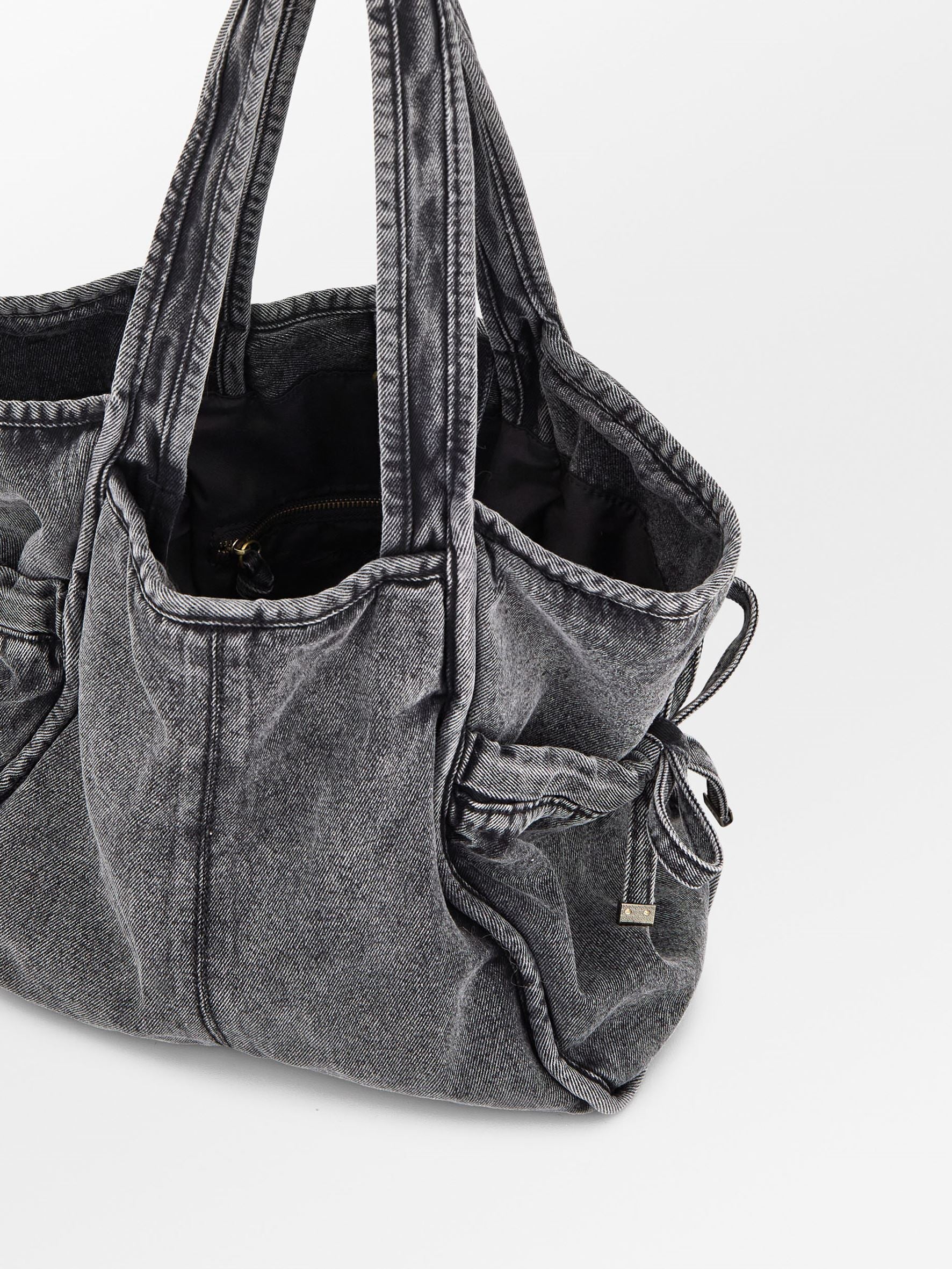 Washed Denima Laurel Bag OneSize Becksöndergaard.dk