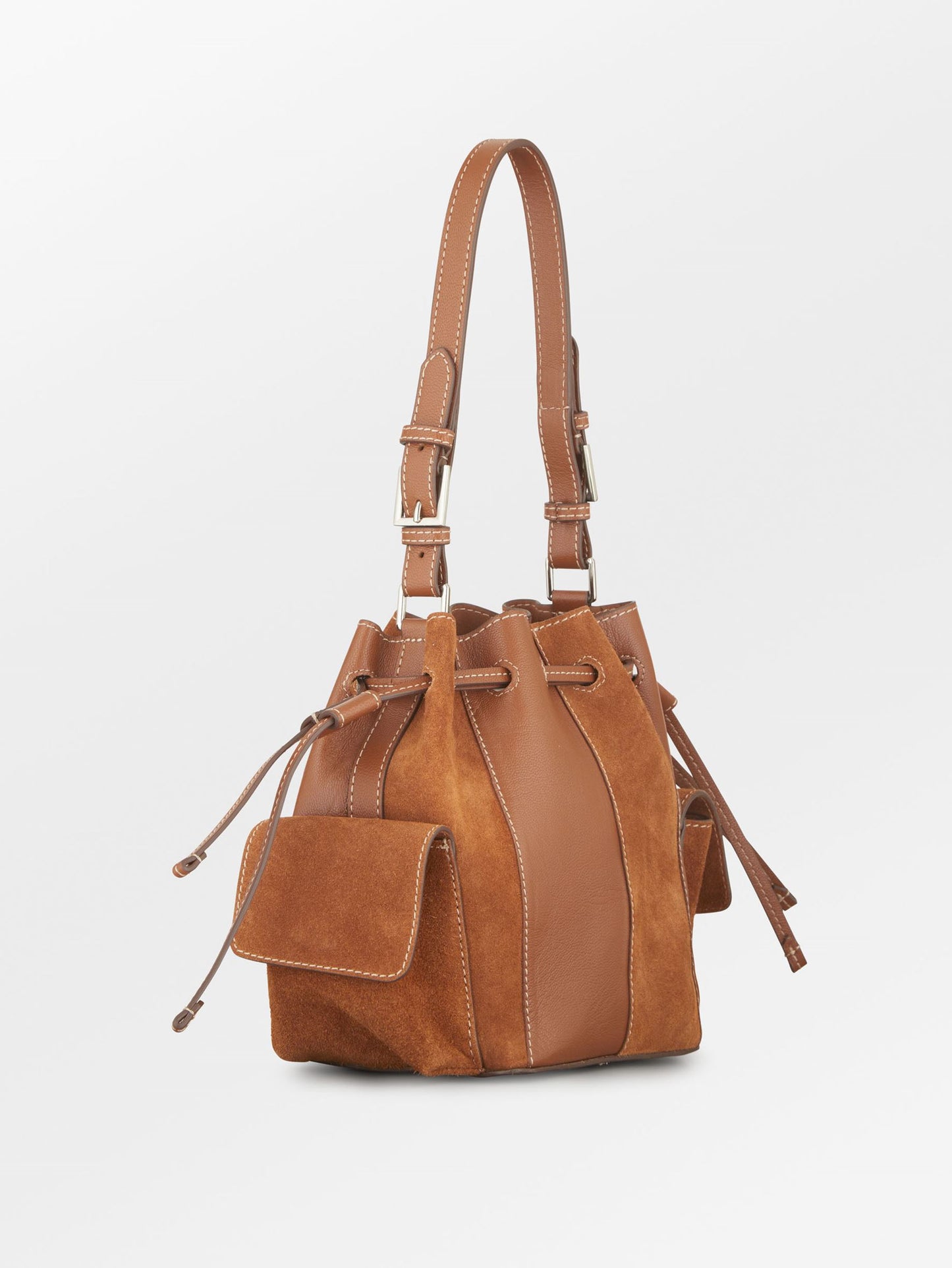 Becksöndergaard, Mixel Bucket Small Bag - Cognac Brown, bags, bags, bags, bags
