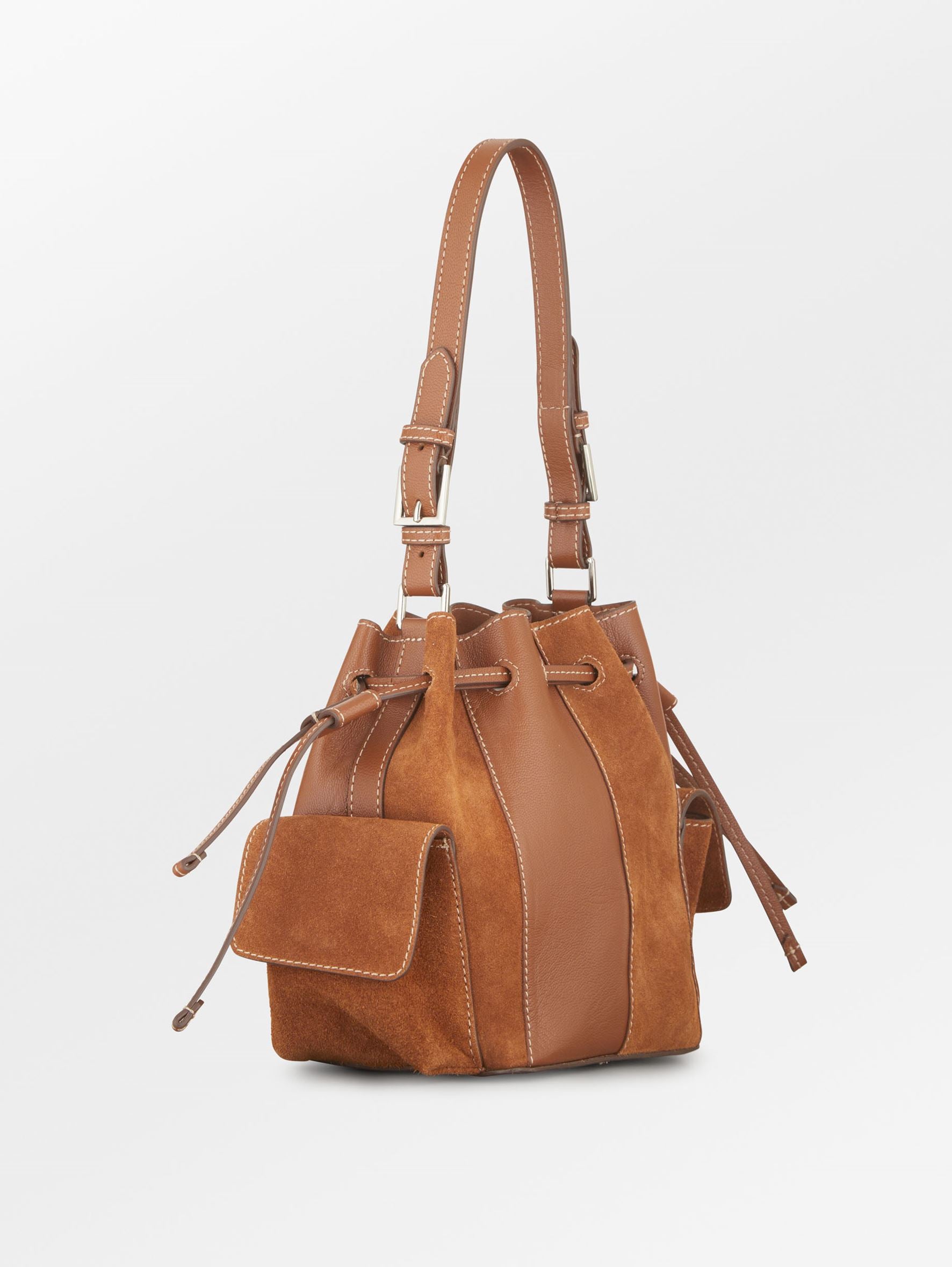 Becksöndergaard, Mixel Bucket Small Bag - Cognac Brown, bags, bags, bags, bags