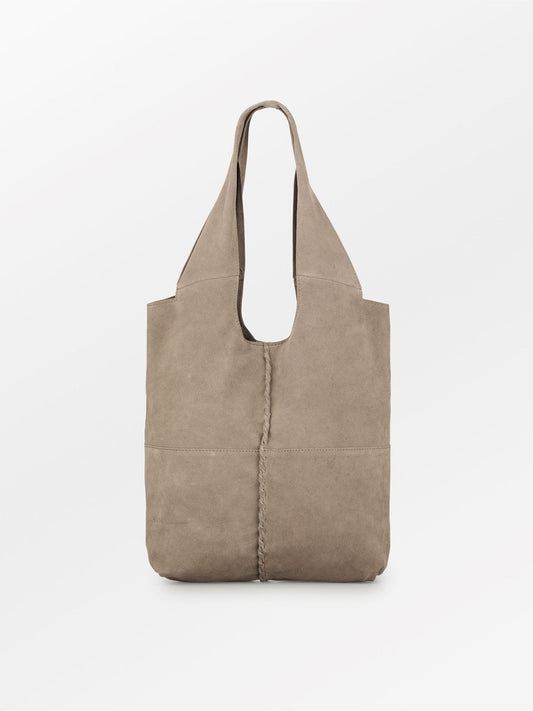 Becksöndergaard, Suede Demi Bag - Moral Gray, bags, bags, bags