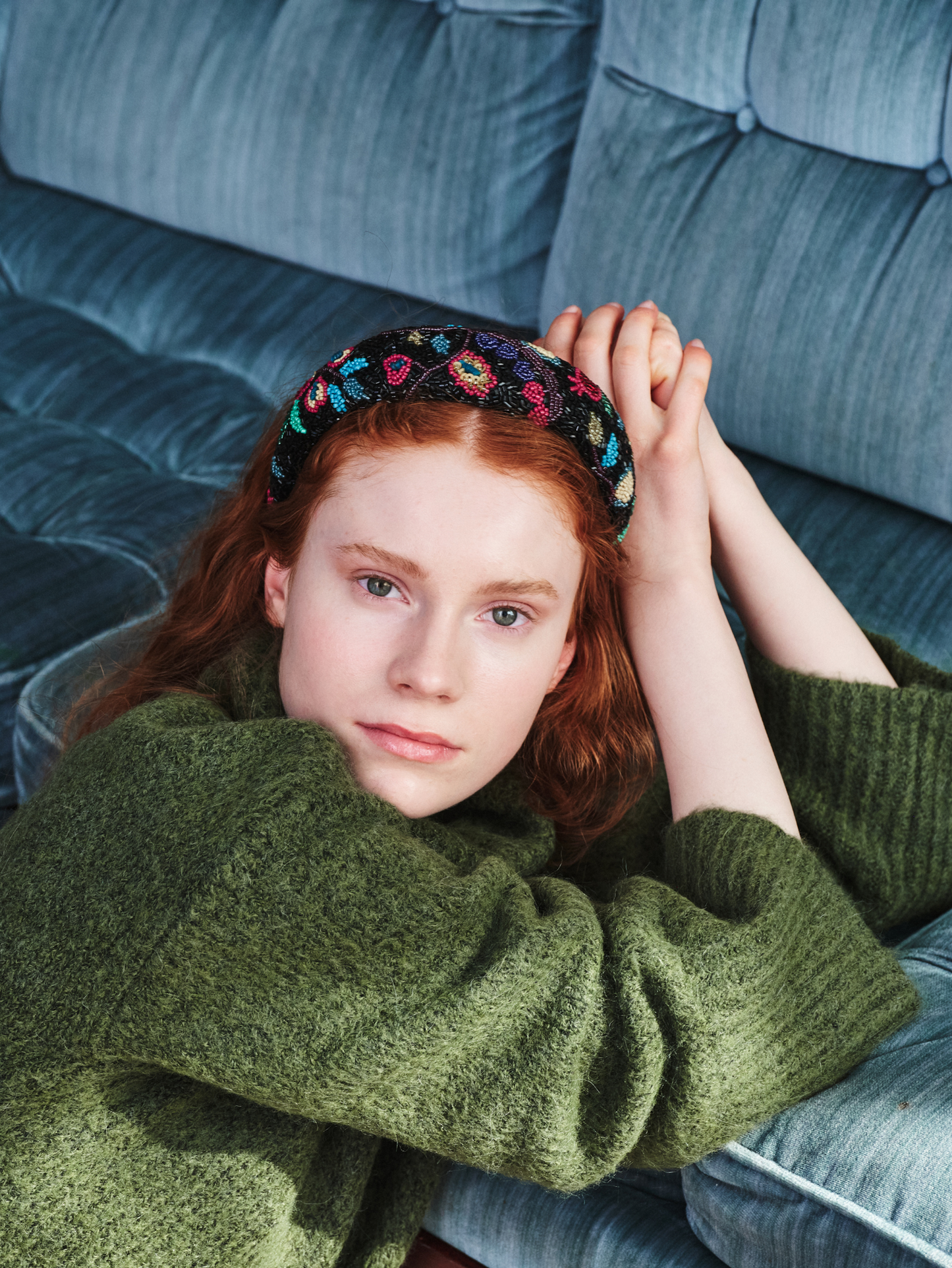 Fairygard Wide Beaded Hairbrace OneSize Becksöndergaard.dk