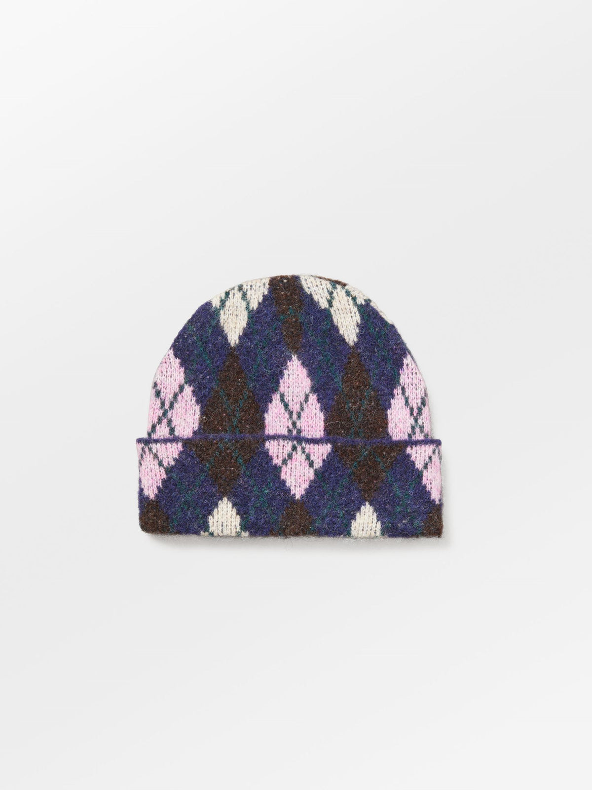 Becksöndergaard, Argyle Wool Beanie - Naval Academy Blue, accessories, news, winter accessories, xmas / winter 2026
