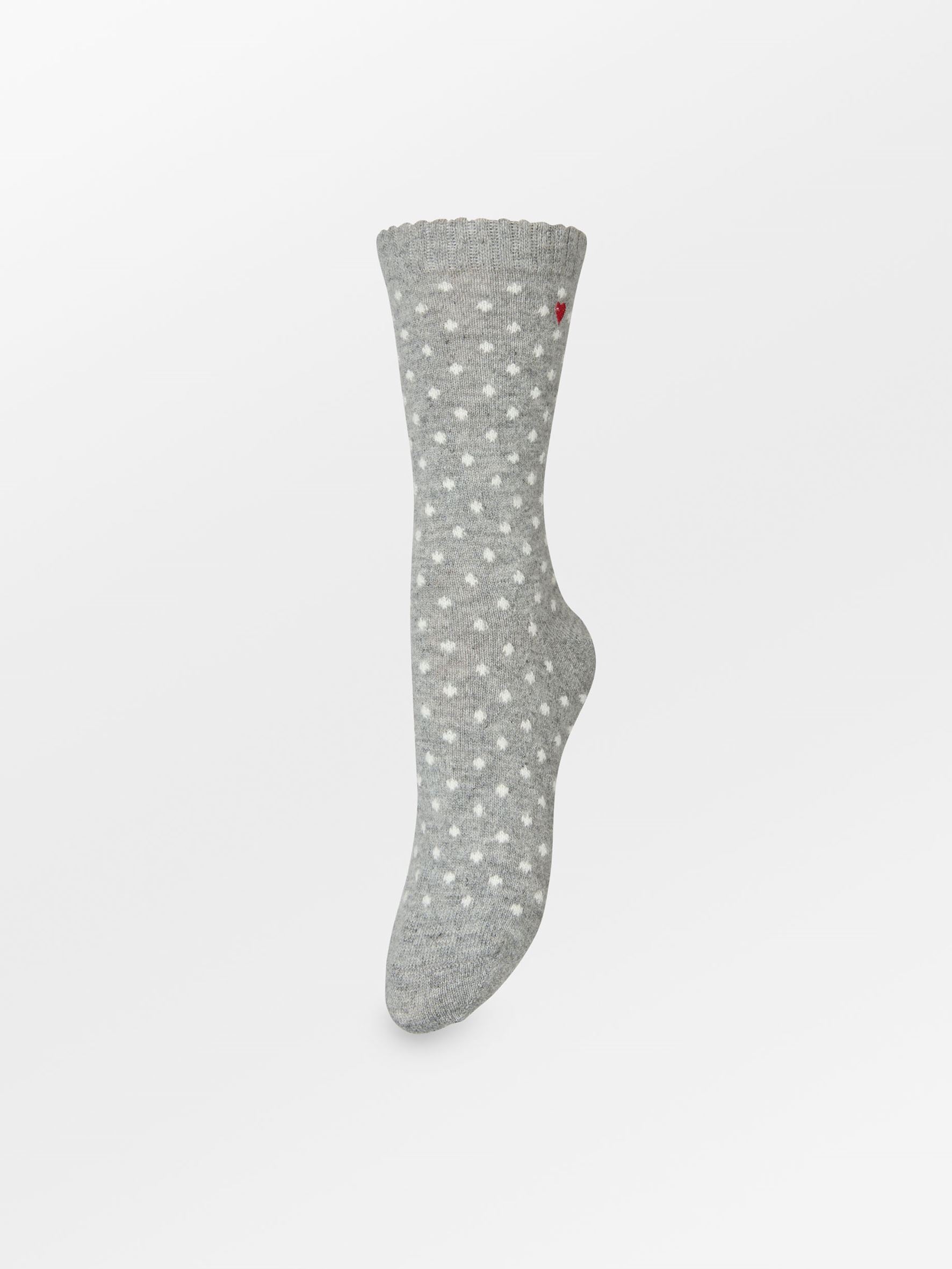 Dotted Wola Sock OneSize Becksöndergaard.dk