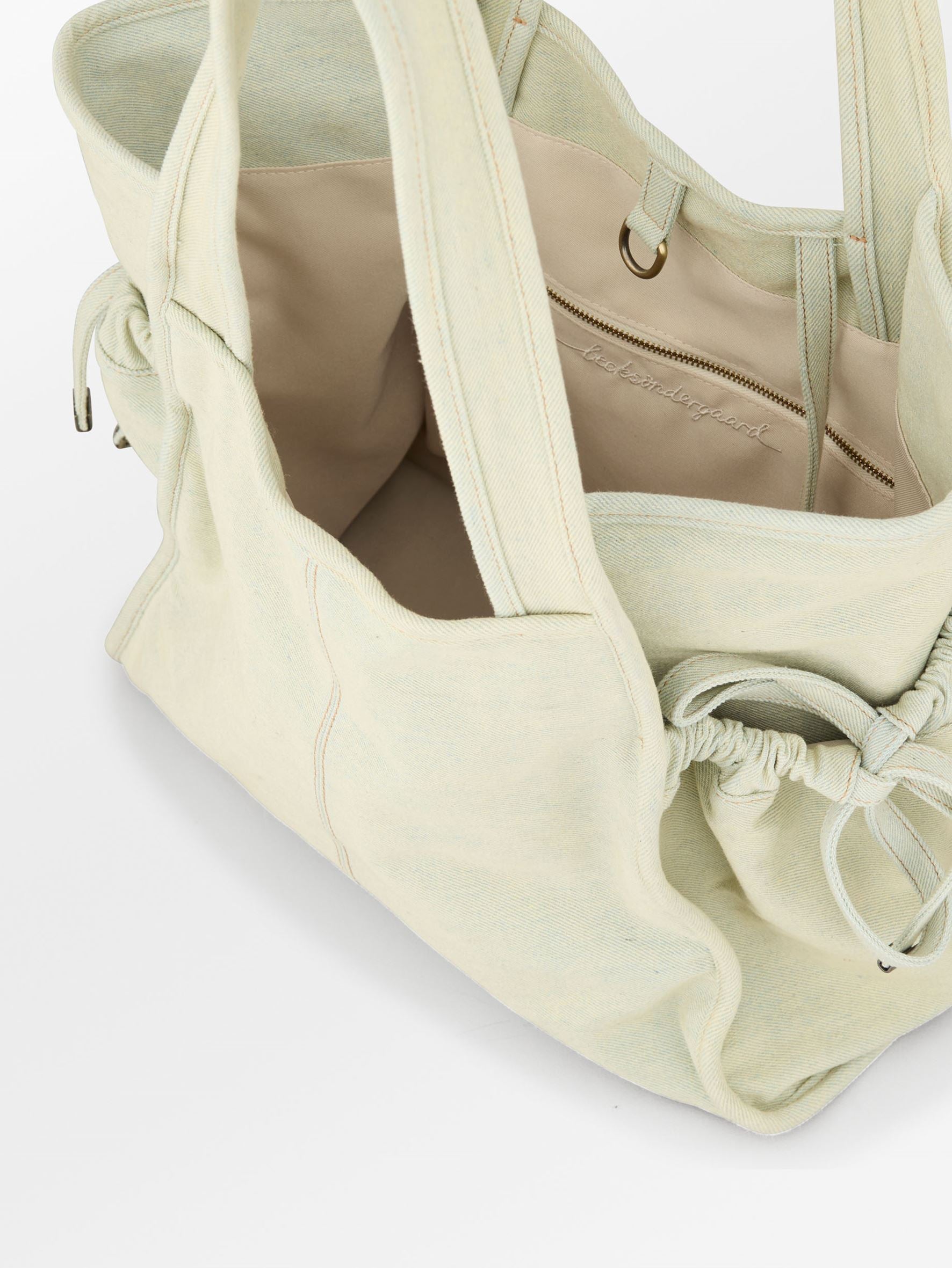 Washed Denima Laurel Bag OneSize Becksöndergaard.dk