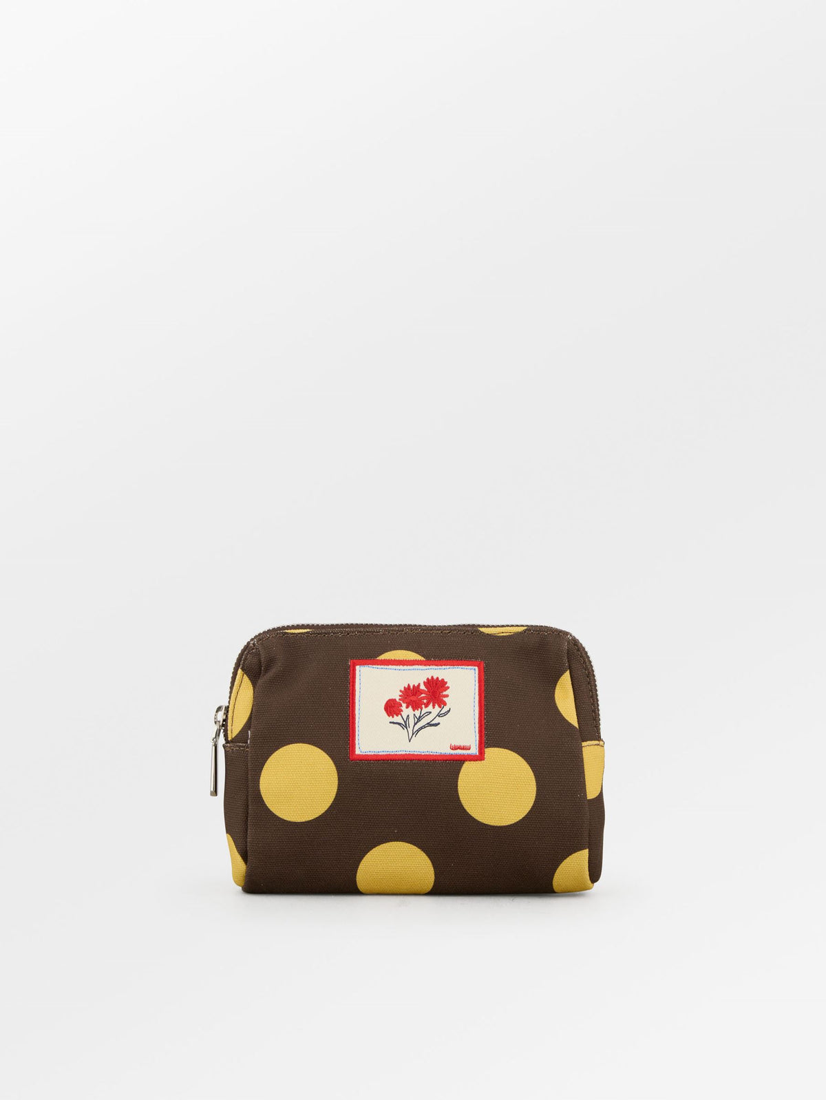 Maxi Polka Canvas Pouch Bag OneSize Becksöndergaard.dk