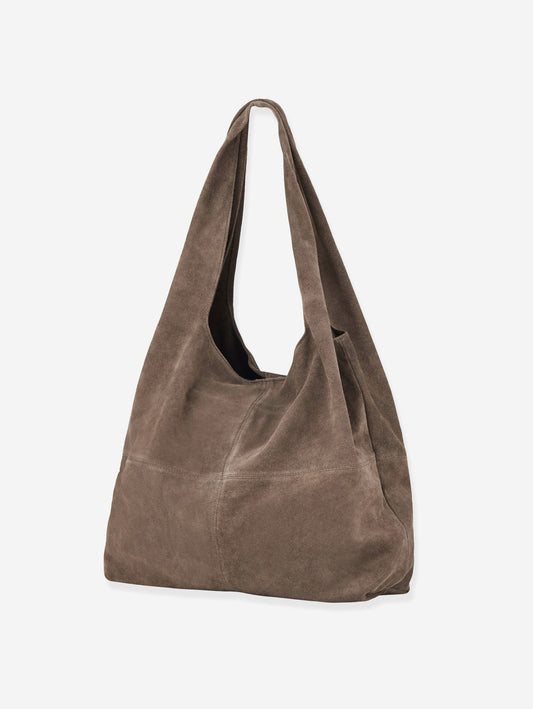 Suede Dalliea Shopper - Lysebrun OneSize Becksöndergaard.dk