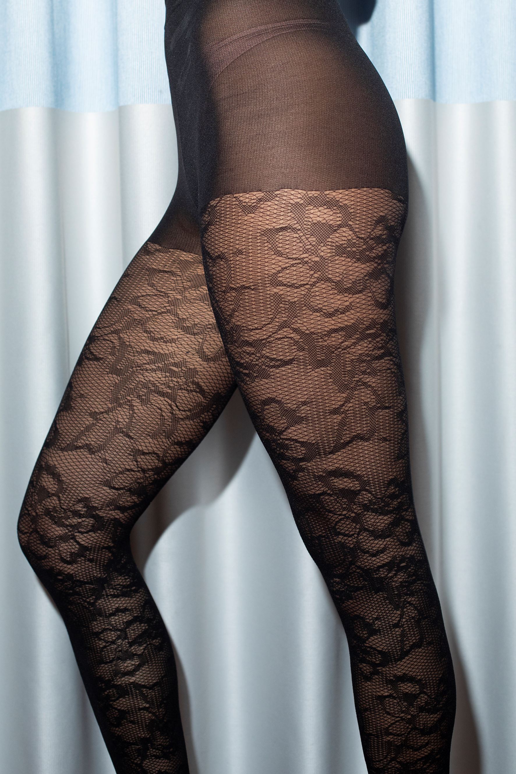 Floral Net Tights Clothing Becksöndergaard.dk   