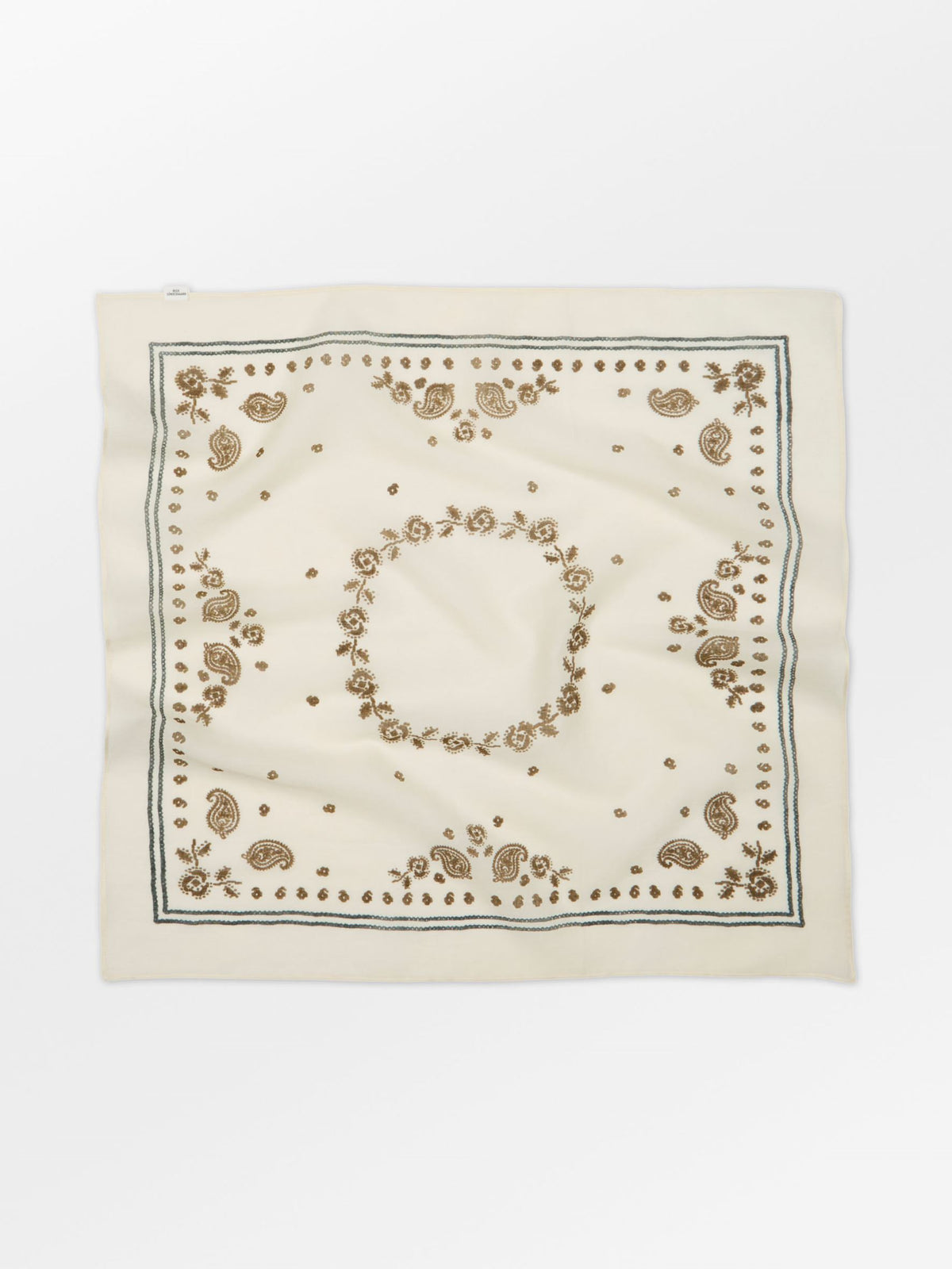 Bloom Paisley Cotta Scarf OneSize Becksöndergaard.dk