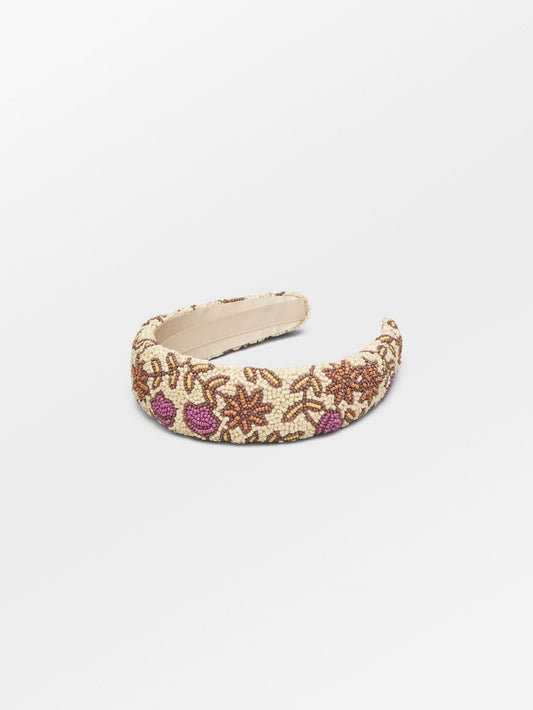 Florisima Wide Beaded Hairbrace OneSize Becksöndergaard.dk