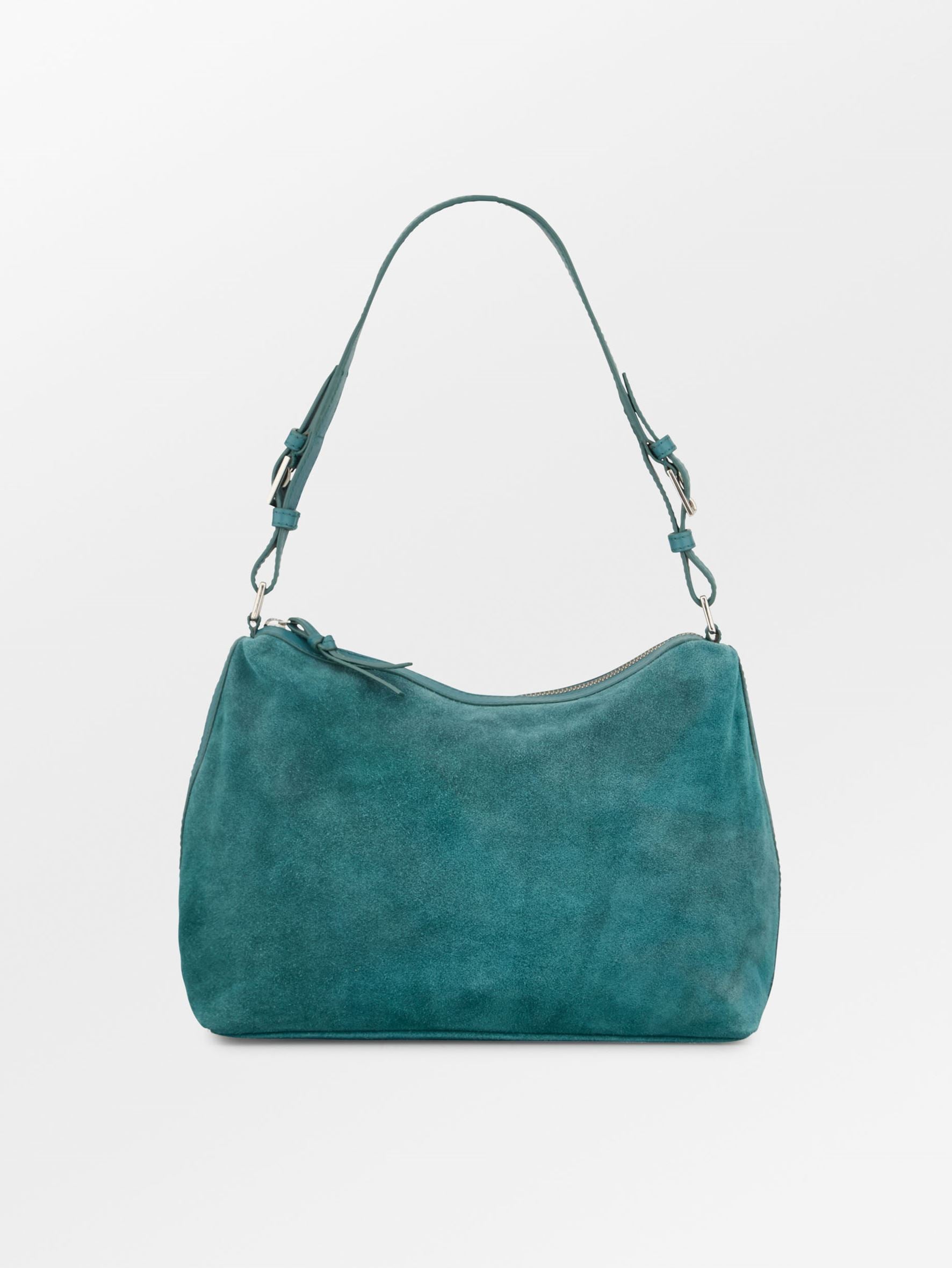 Becksöndergaard, Suede Ginni M Bag - Mediteal Green, bags, bags, bags, bags